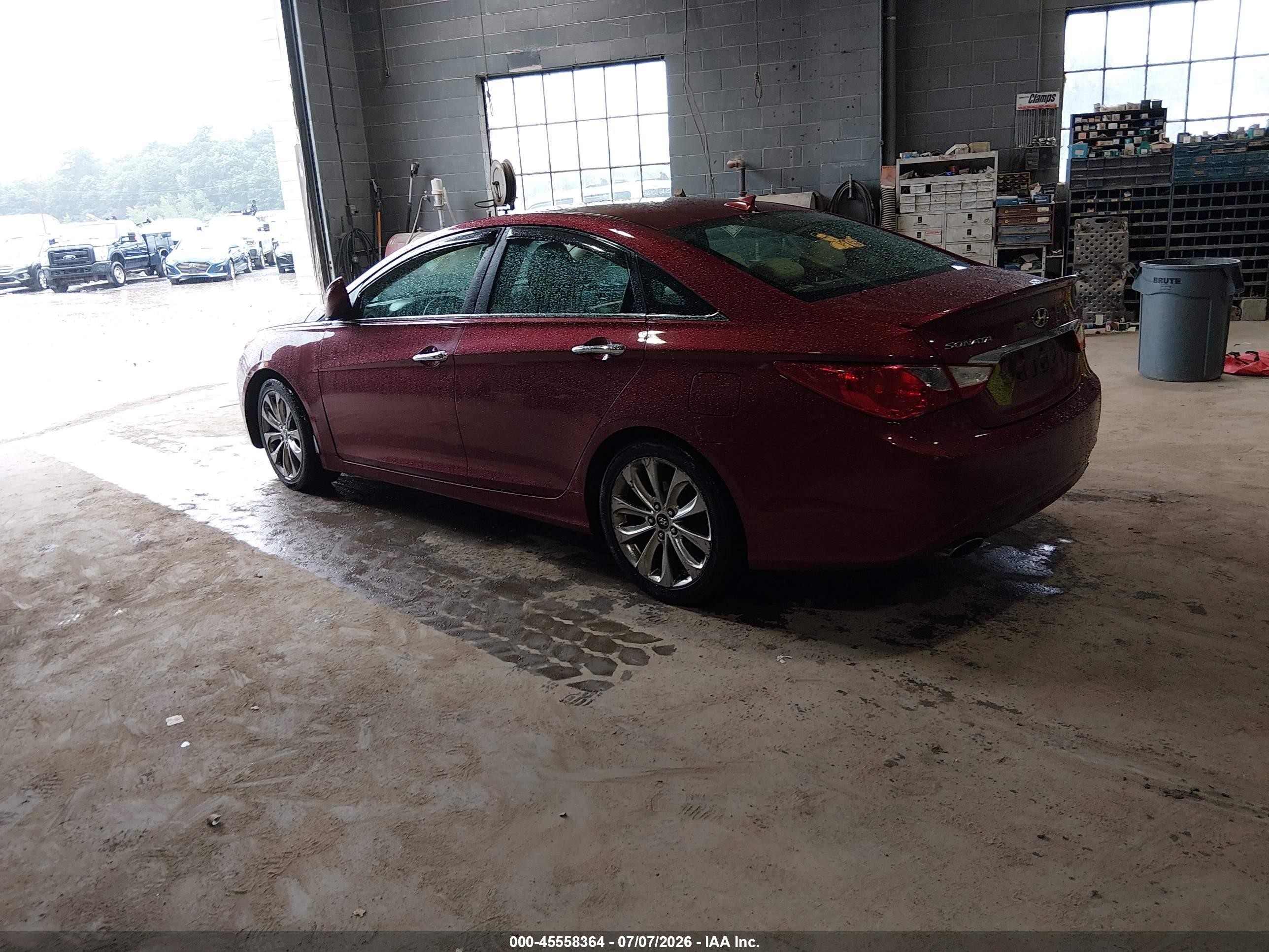 2013 Hyundai Sonata Gls Red vin: 5NPEB4AC9DH658022