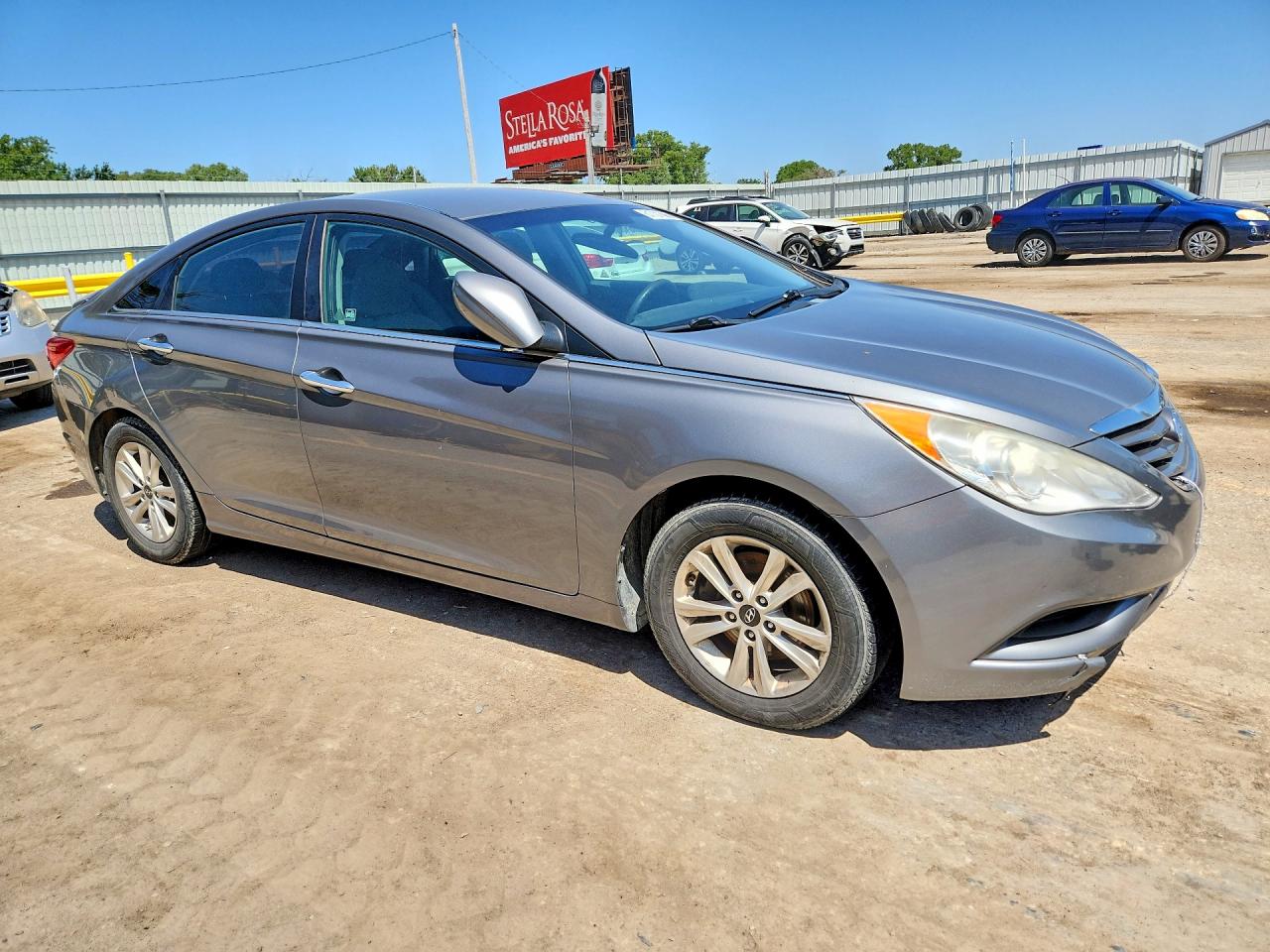 2013 Hyundai Sonata Gls Gray vin: 5NPEB4AC9DH659624