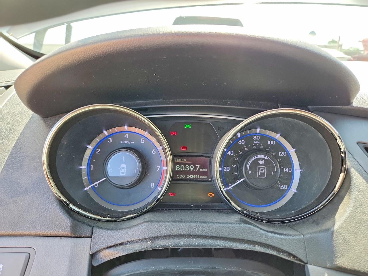 2013 Hyundai Sonata Gls Gray vin: 5NPEB4AC9DH659624