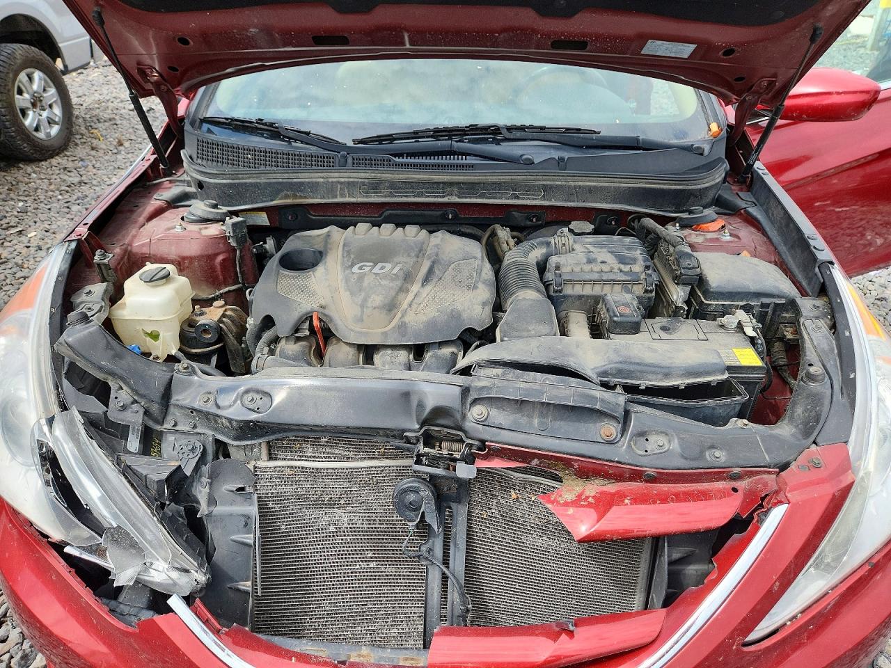 2013 Hyundai Sonata Gls Red vin: 5NPEB4AC9DH668775