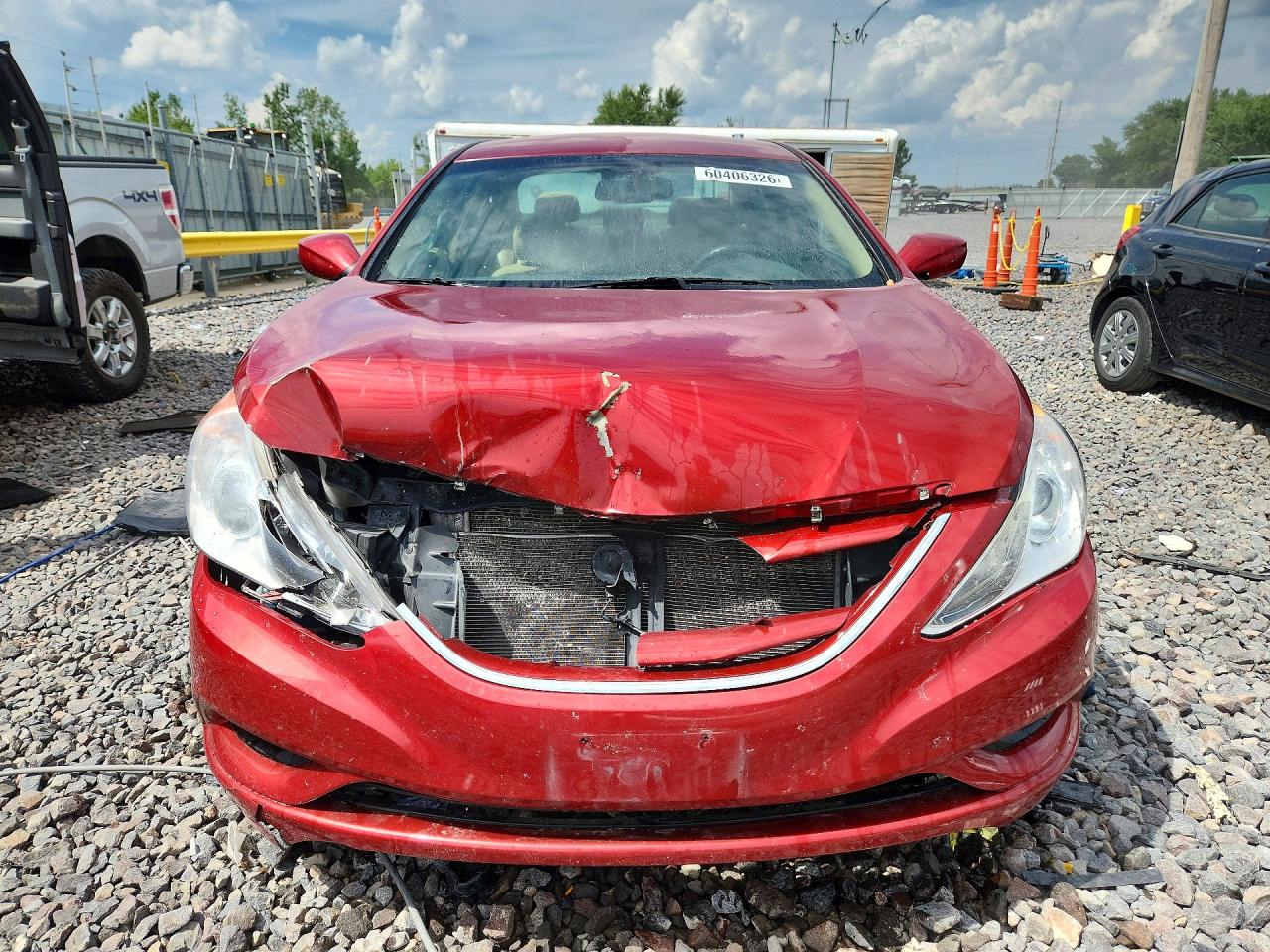 2013 Hyundai Sonata Gls Red vin: 5NPEB4AC9DH668775