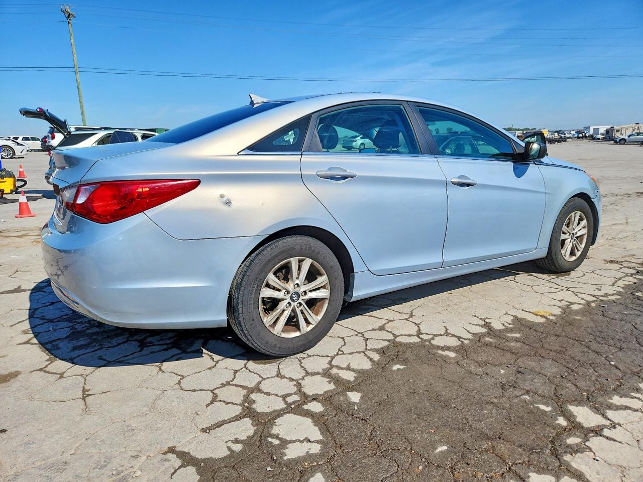 2013 Hyundai Sonata Gls Blue vin: 5NPEB4AC9DH669151
