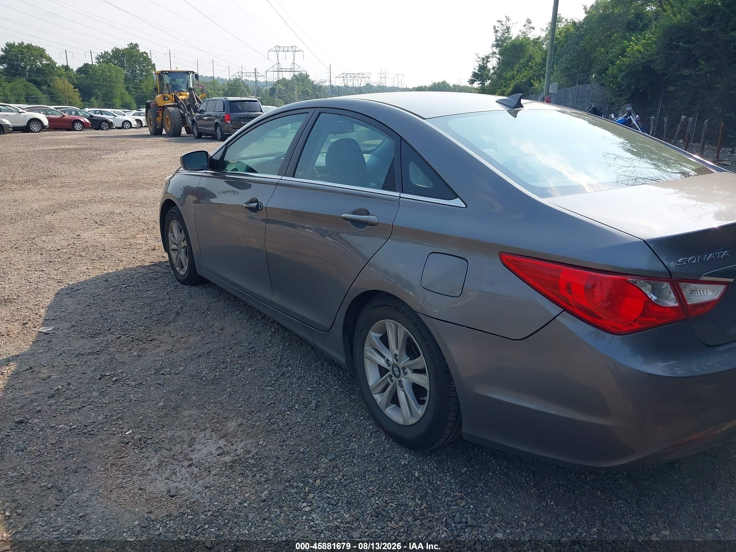 2013 Hyundai Sonata Gls Gray vin: 5NPEB4AC9DH683485