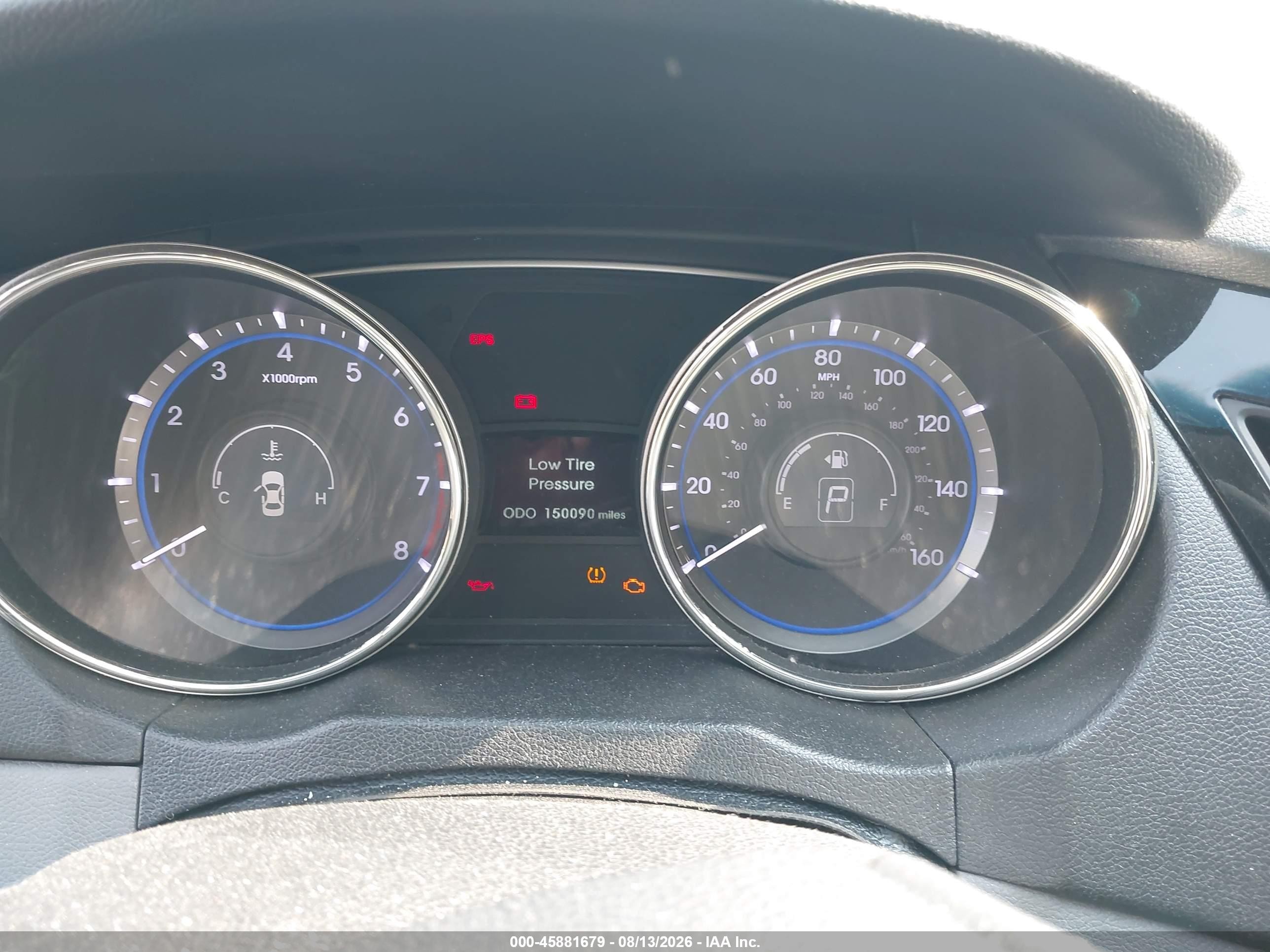 2013 Hyundai Sonata Gls Gray vin: 5NPEB4AC9DH683485