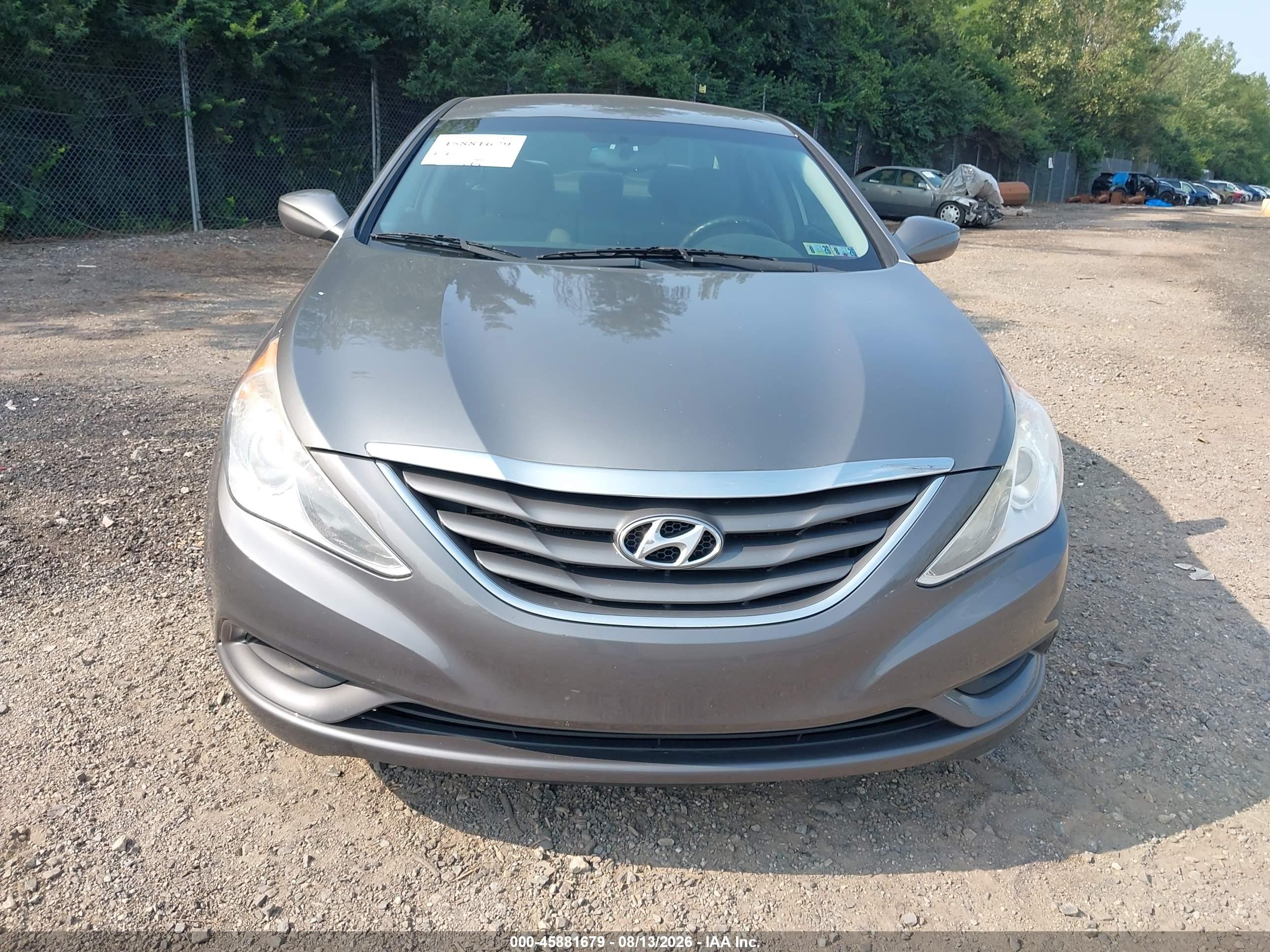 2013 Hyundai Sonata Gls Gray vin: 5NPEB4AC9DH683485