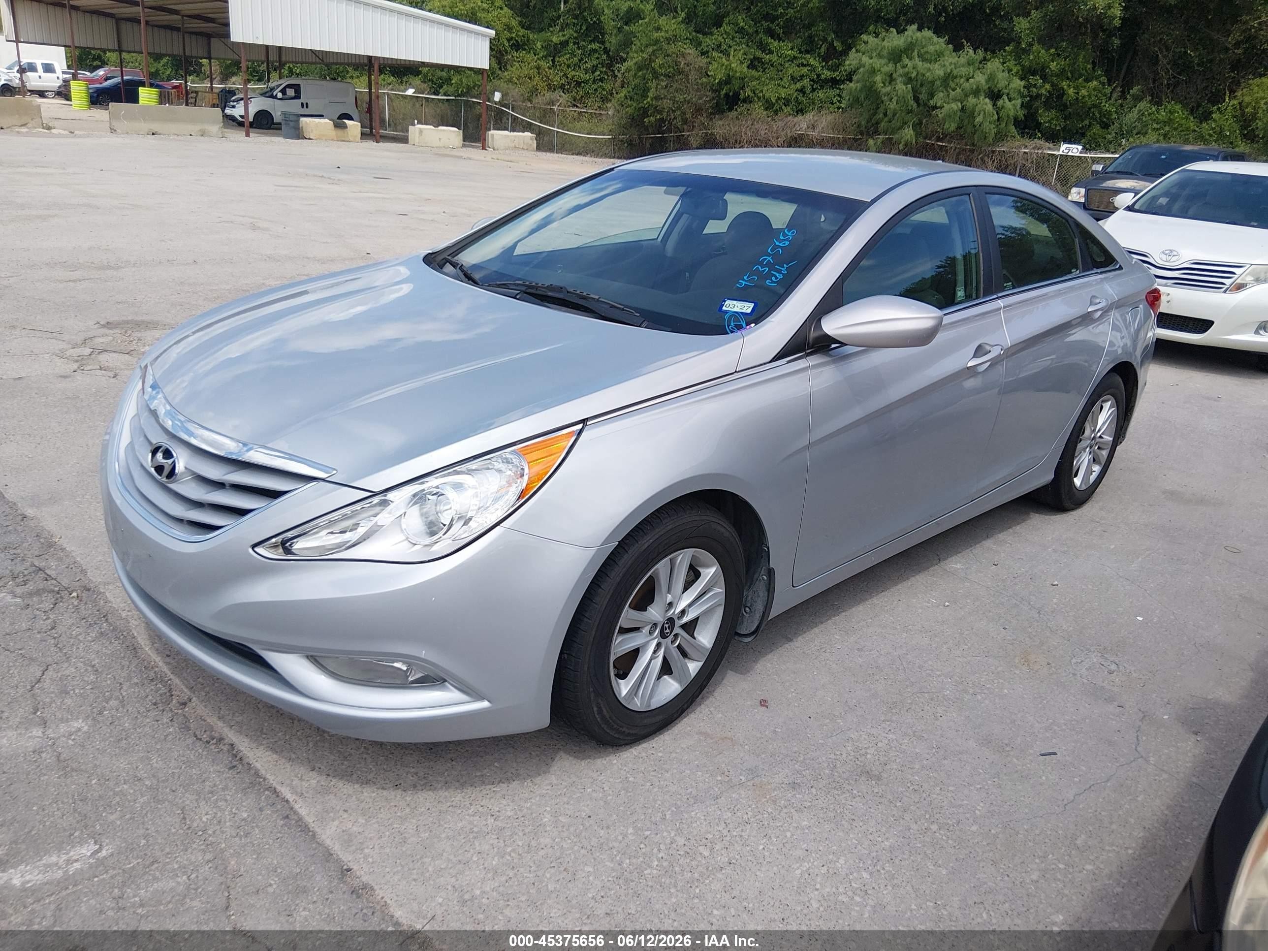 2013 Hyundai Sonata Gls Silver vin: 5NPEB4AC9DH683616