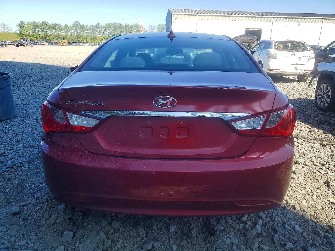 2013 Hyundai Sonata Gls Красный vin: 5NPEB4AC9DH700513
