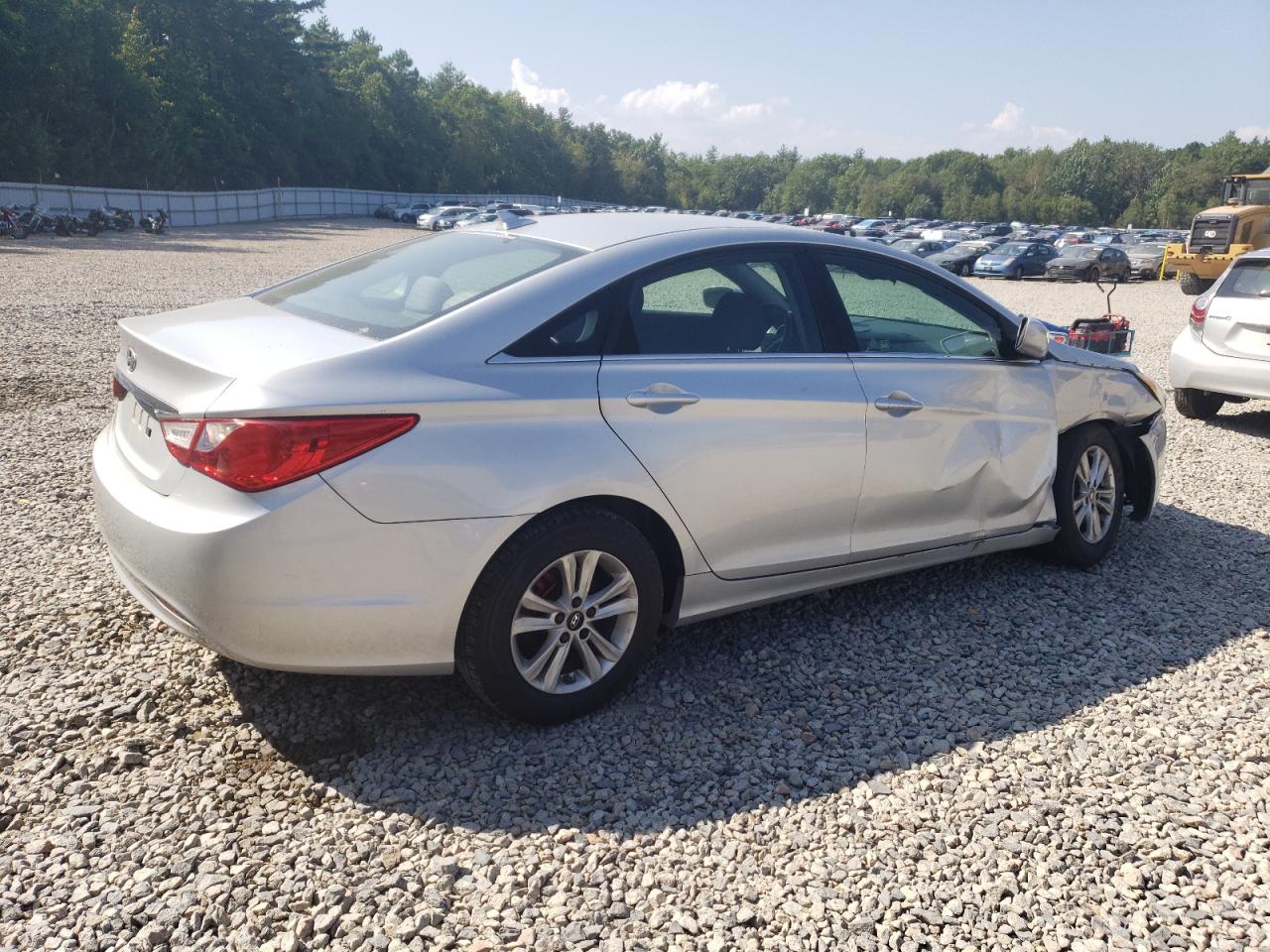 2013 Hyundai Sonata Gls Silver vin: 5NPEB4AC9DH703475