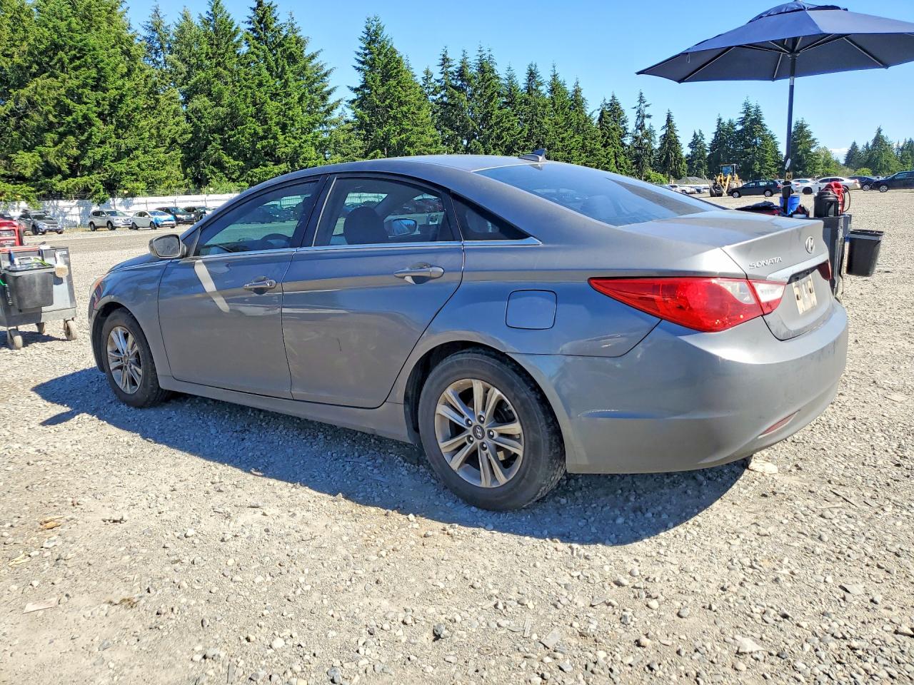 2013 Hyundai Sonata Gls Gray vin: 5NPEB4AC9DH704643