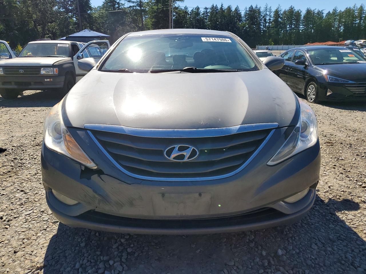 2013 Hyundai Sonata Gls Gray vin: 5NPEB4AC9DH704643