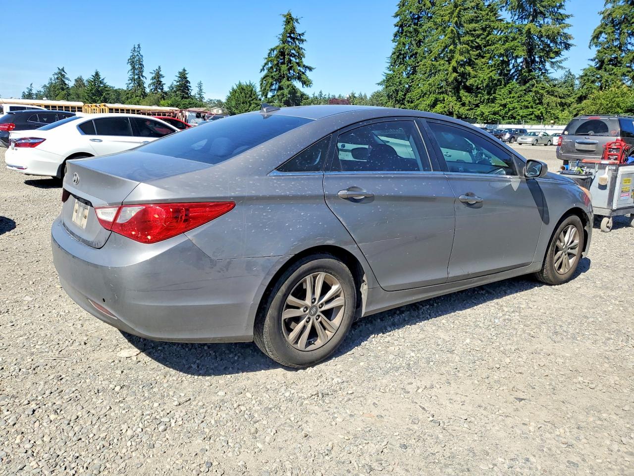 2013 Hyundai Sonata Gls Gray vin: 5NPEB4AC9DH704643