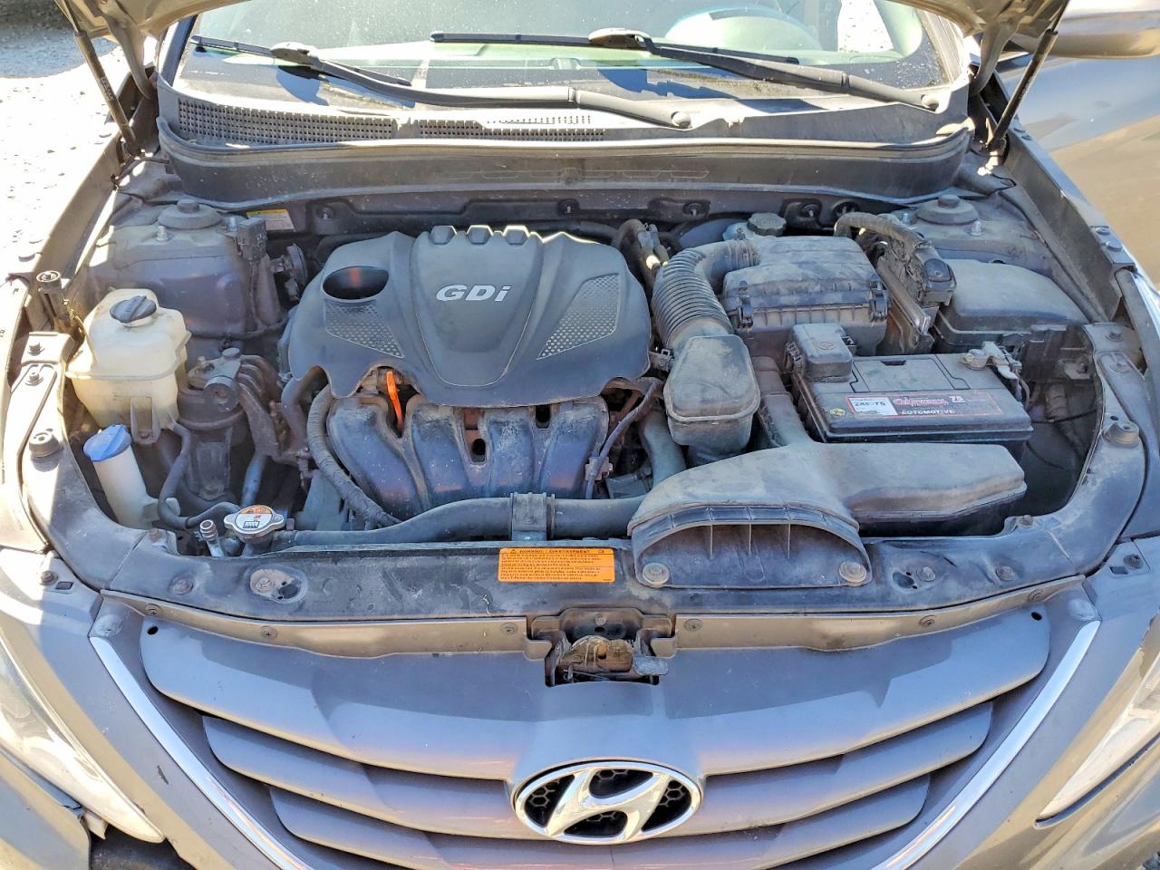 2013 Hyundai Sonata Gls Gray vin: 5NPEB4AC9DH704643