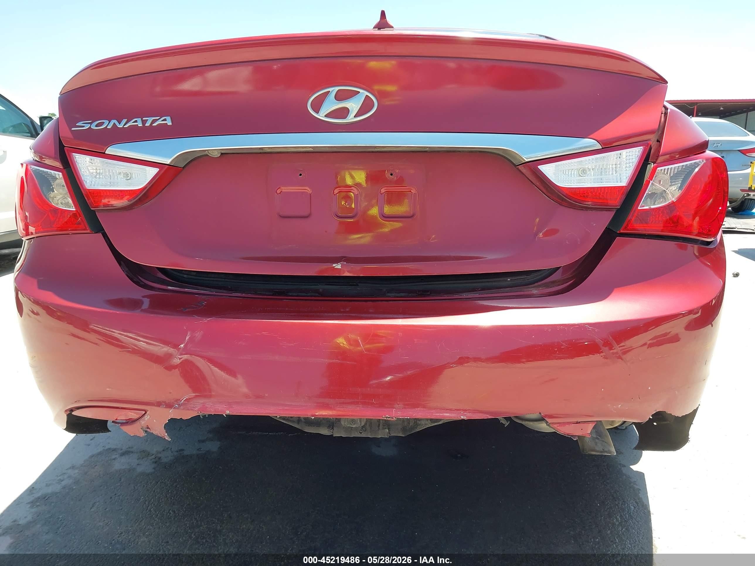 2013 Hyundai Sonata Gls Красный vin: 5NPEB4AC9DH716209