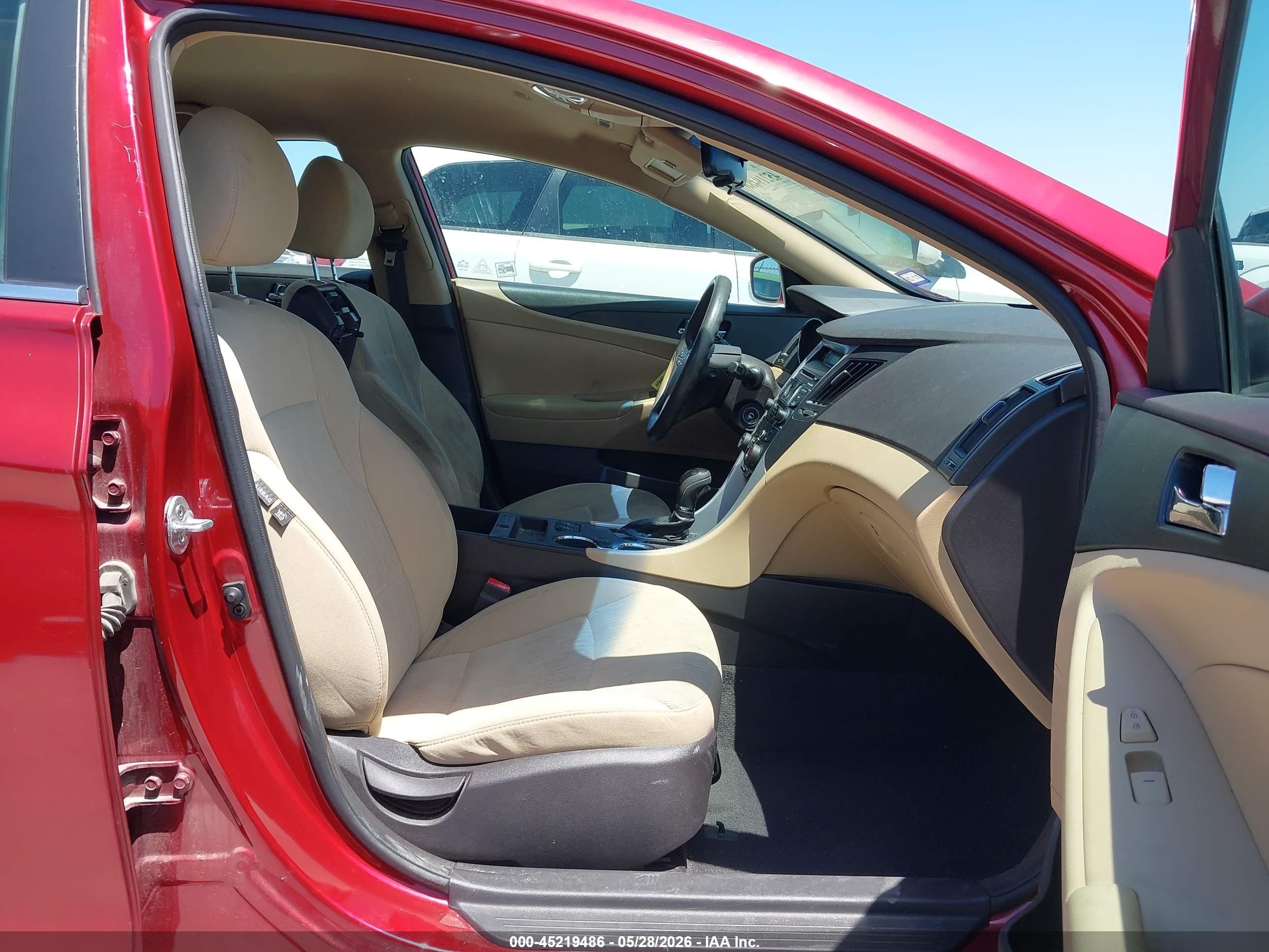 2013 Hyundai Sonata Gls Красный vin: 5NPEB4AC9DH716209