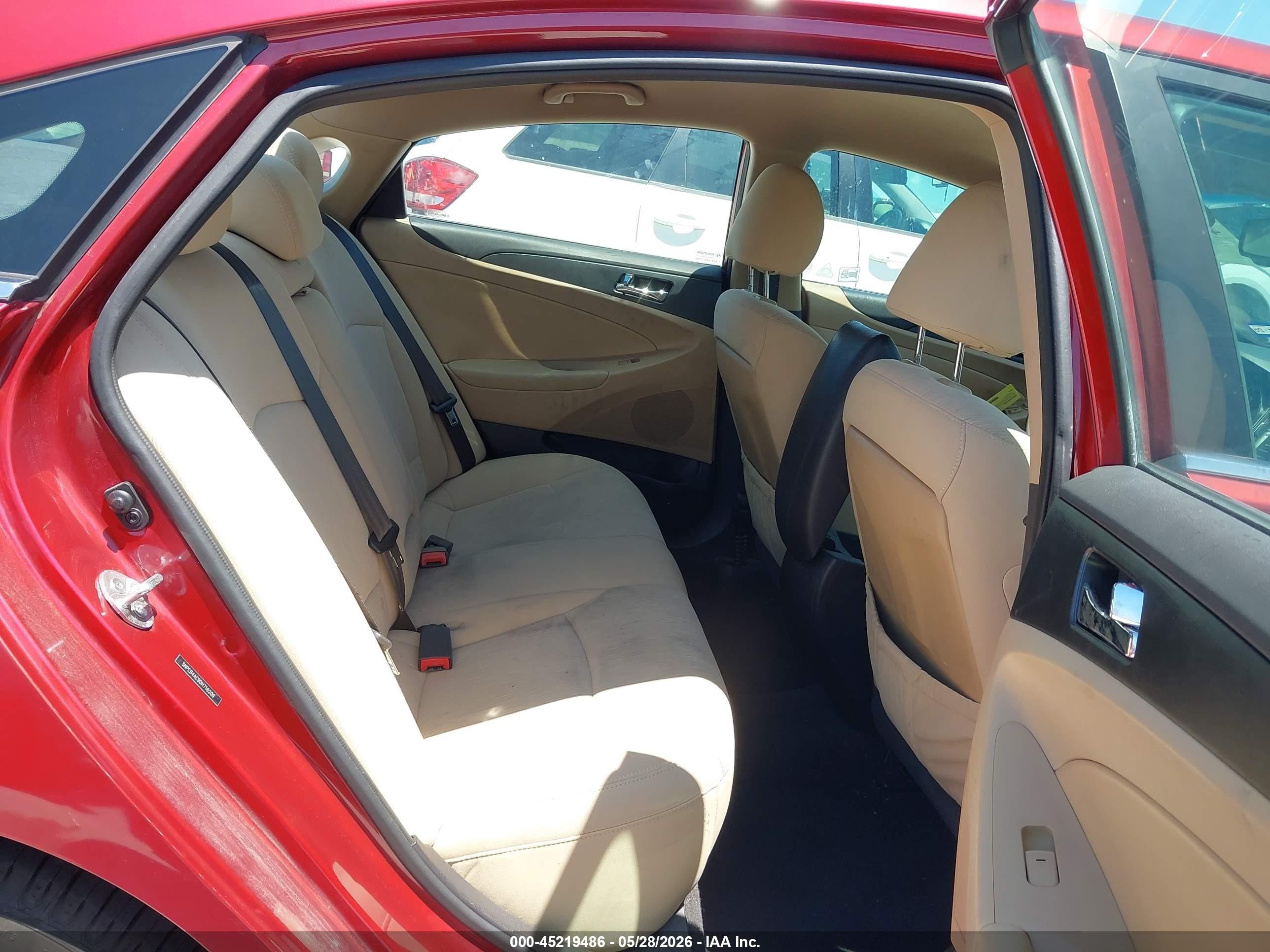 2013 Hyundai Sonata Gls Красный vin: 5NPEB4AC9DH716209