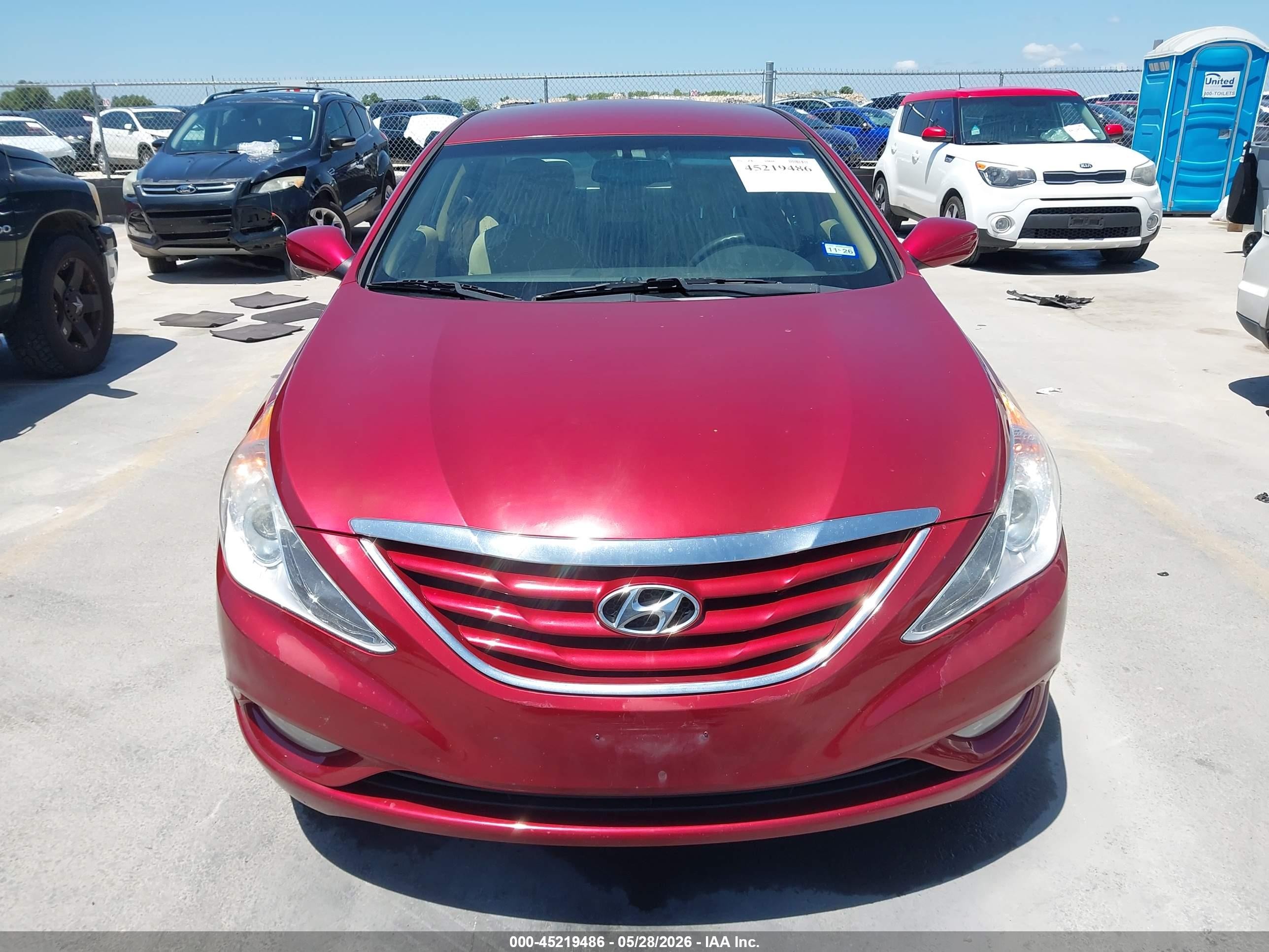 2013 Hyundai Sonata Gls Красный vin: 5NPEB4AC9DH716209