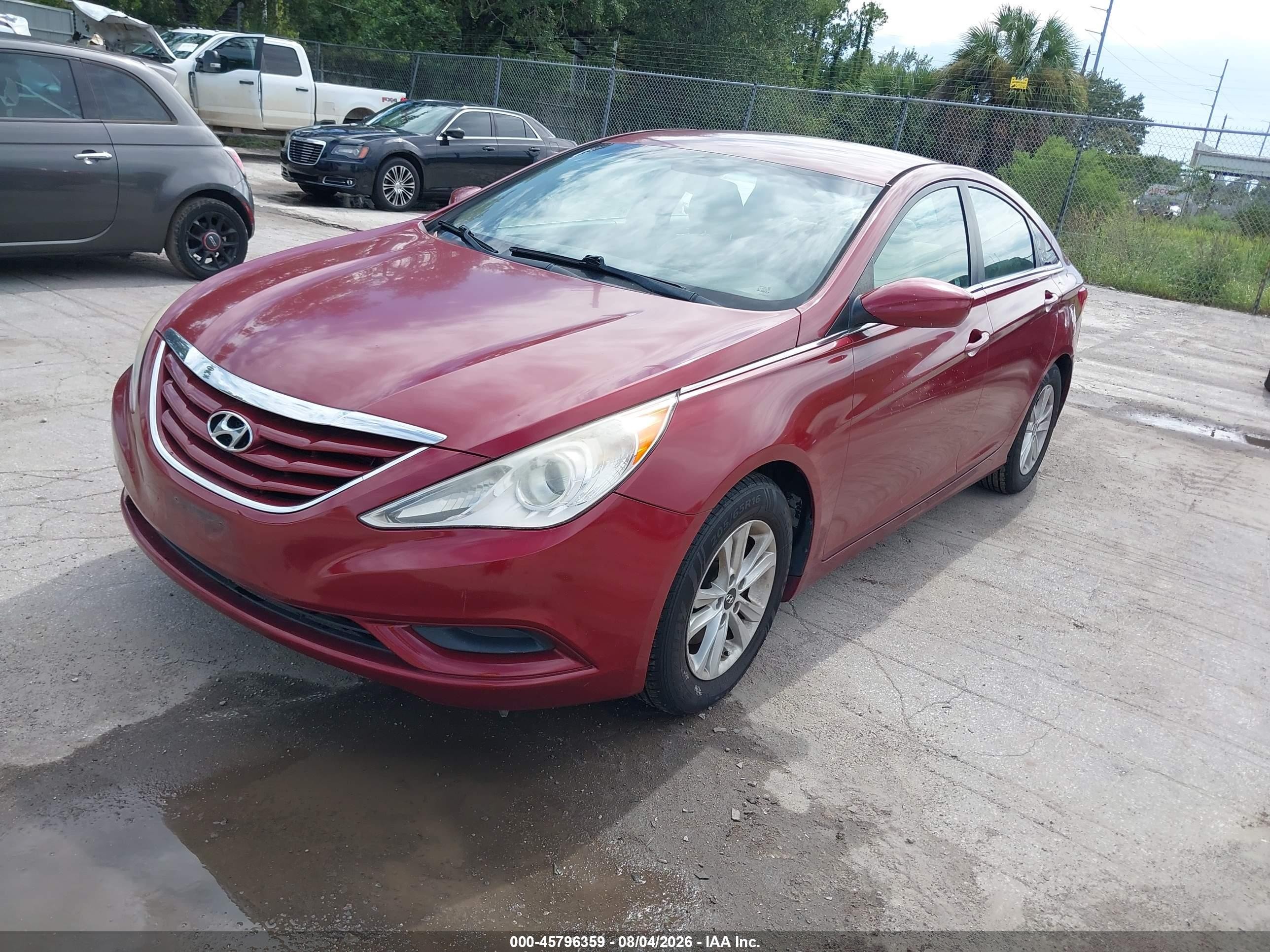 2013 Hyundai Sonata Gls Красный vin: 5NPEB4AC9DH723211