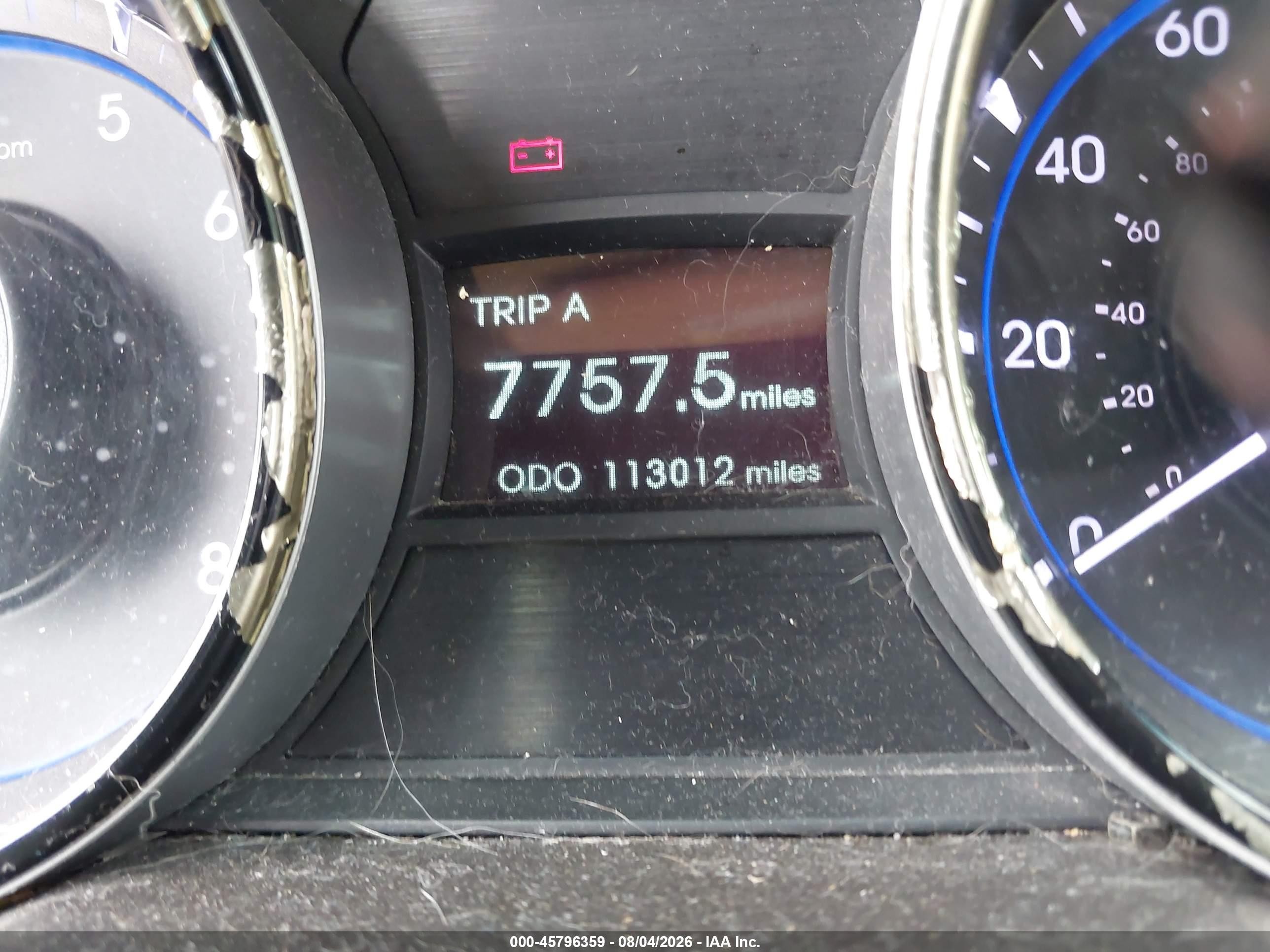 2013 Hyundai Sonata Gls Красный vin: 5NPEB4AC9DH723211