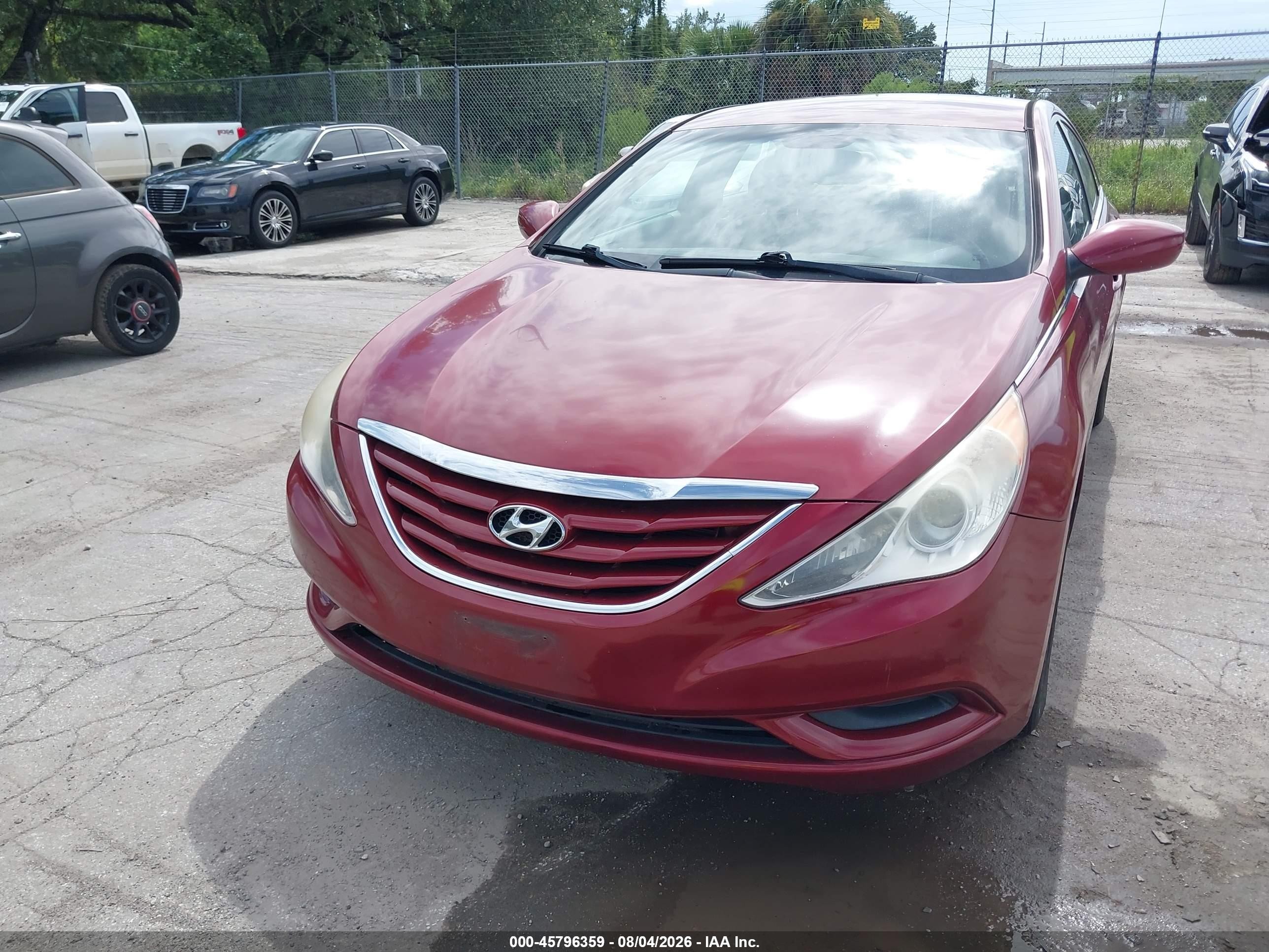 2013 Hyundai Sonata Gls Красный vin: 5NPEB4AC9DH723211