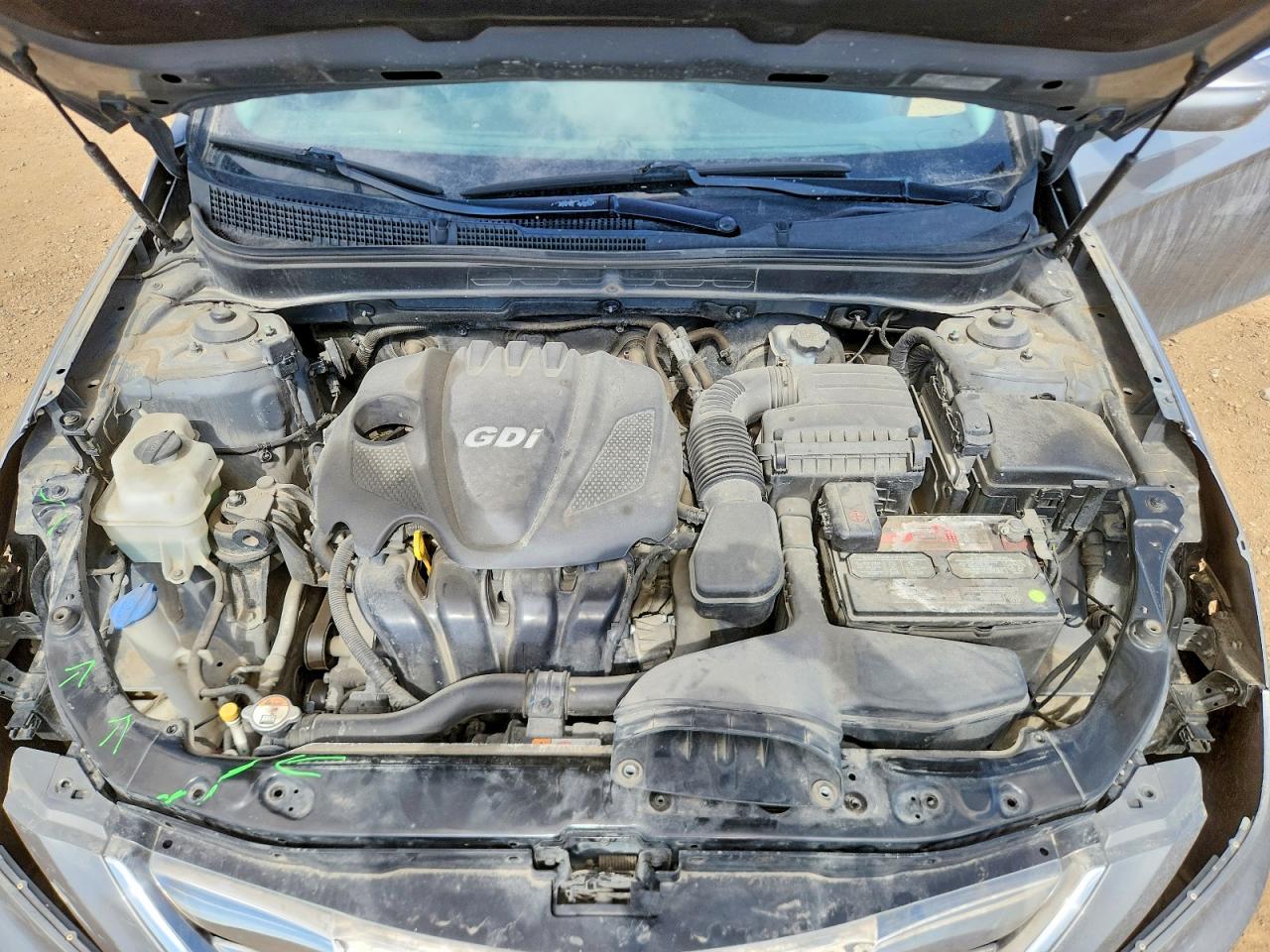 2013 Hyundai Sonata Gls Gray vin: 5NPEB4AC9DH726786