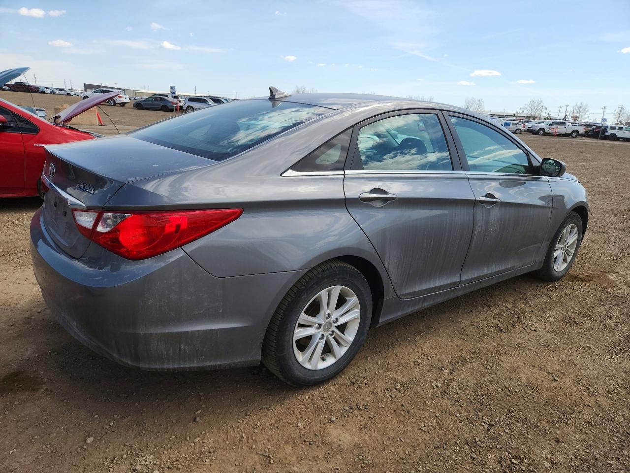 2013 Hyundai Sonata Gls Gray vin: 5NPEB4AC9DH726786