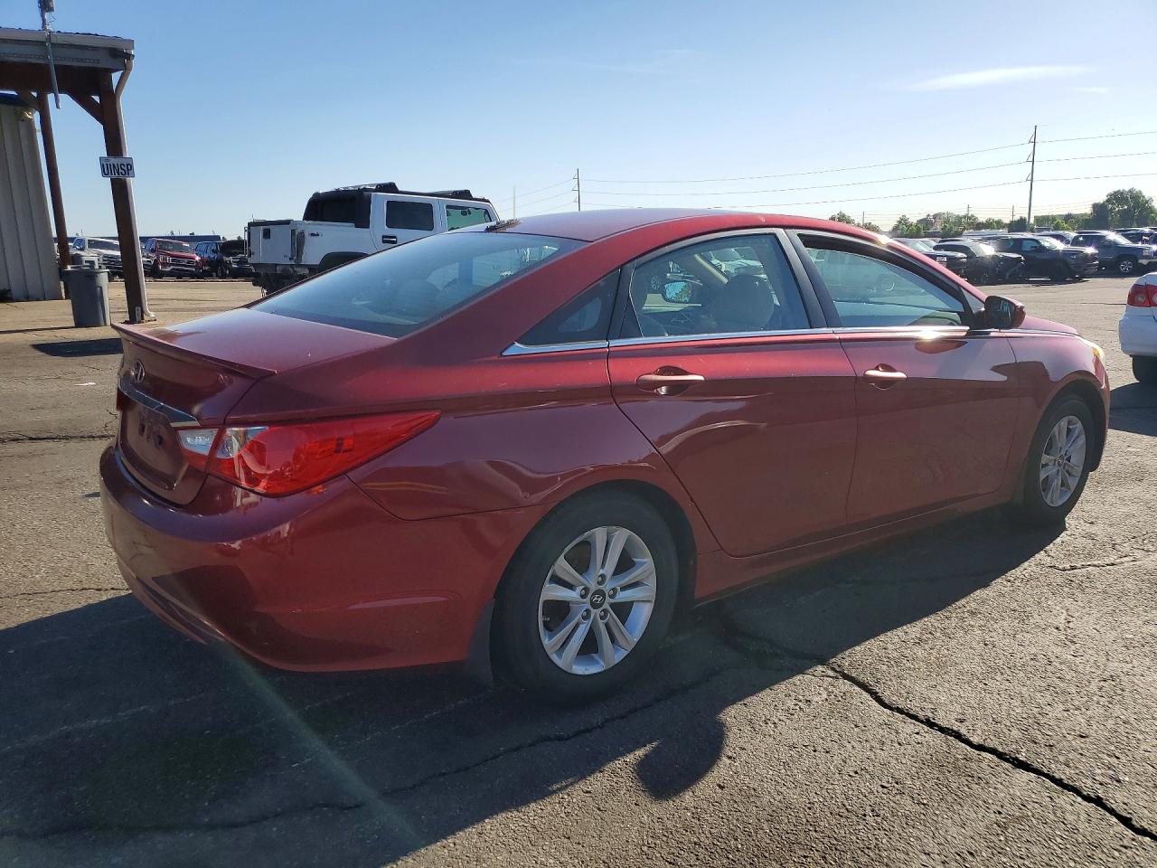 2013 Hyundai Sonata Gls Maroon vin: 5NPEB4AC9DH729574