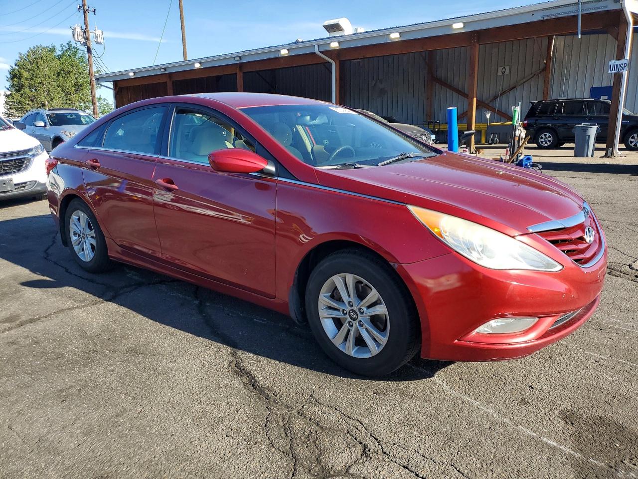 2013 Hyundai Sonata Gls Maroon vin: 5NPEB4AC9DH729574
