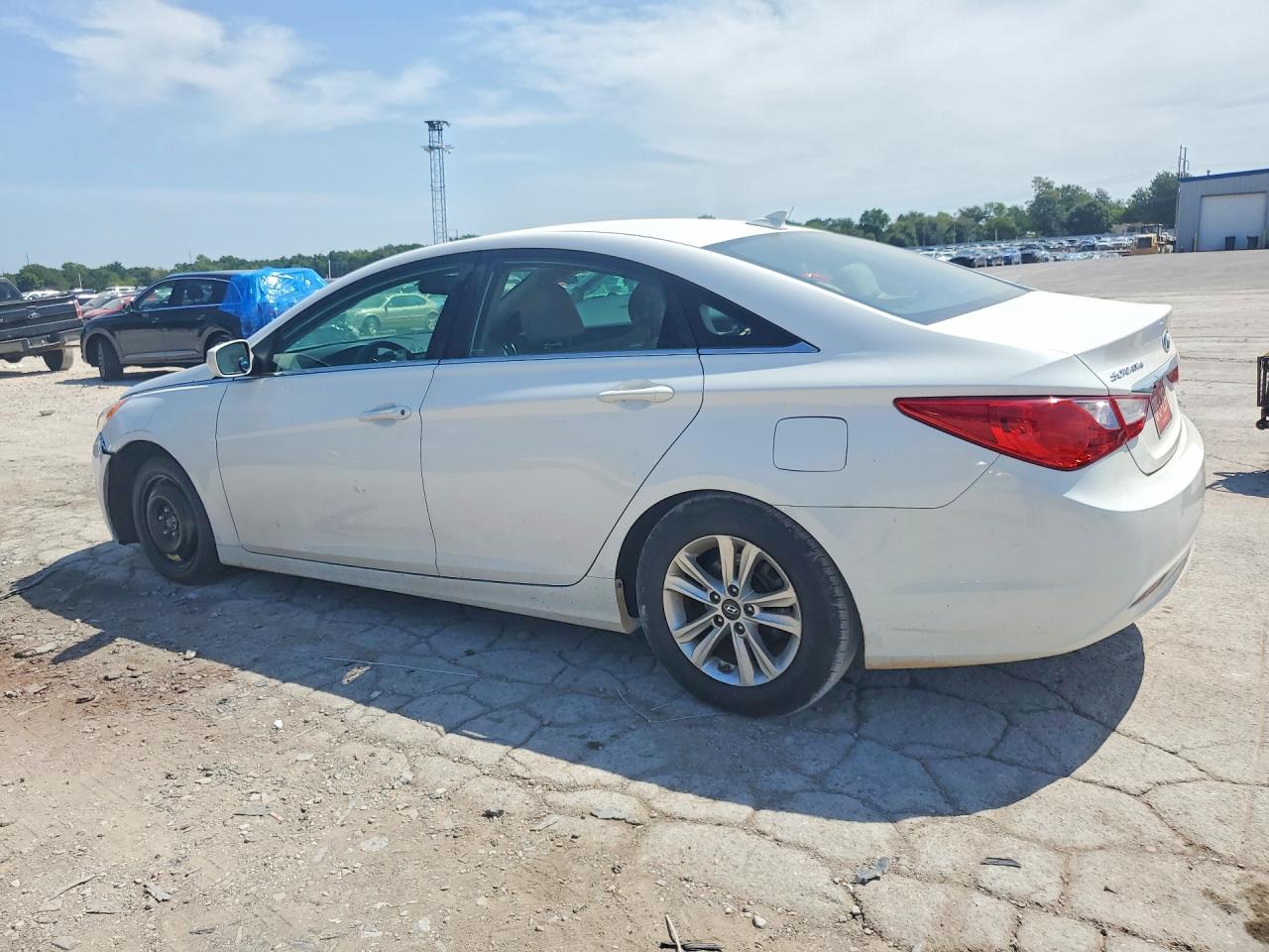 2013 Hyundai Sonata Gls White vin: 5NPEB4AC9DH732880