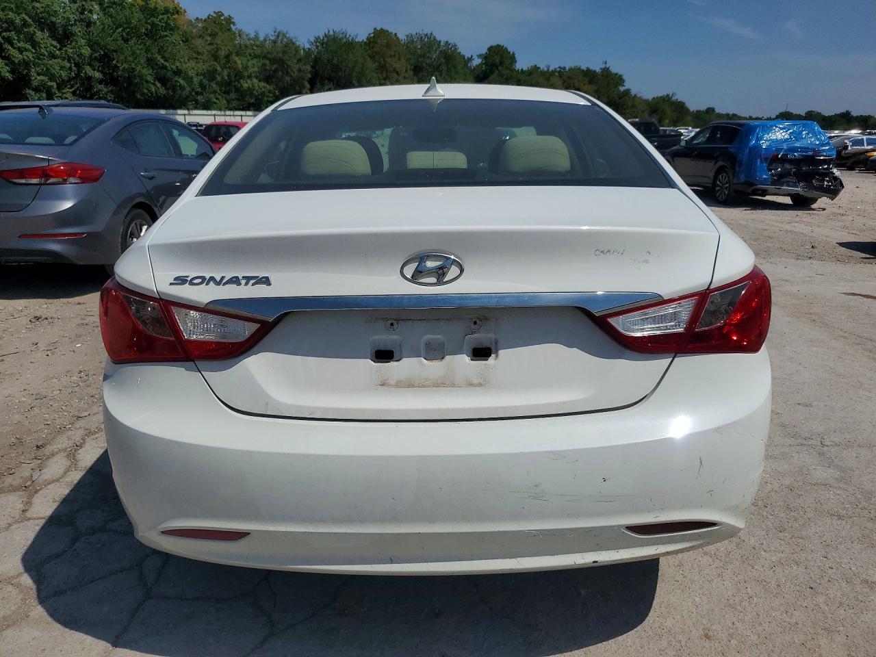 2013 Hyundai Sonata Gls White vin: 5NPEB4AC9DH732880