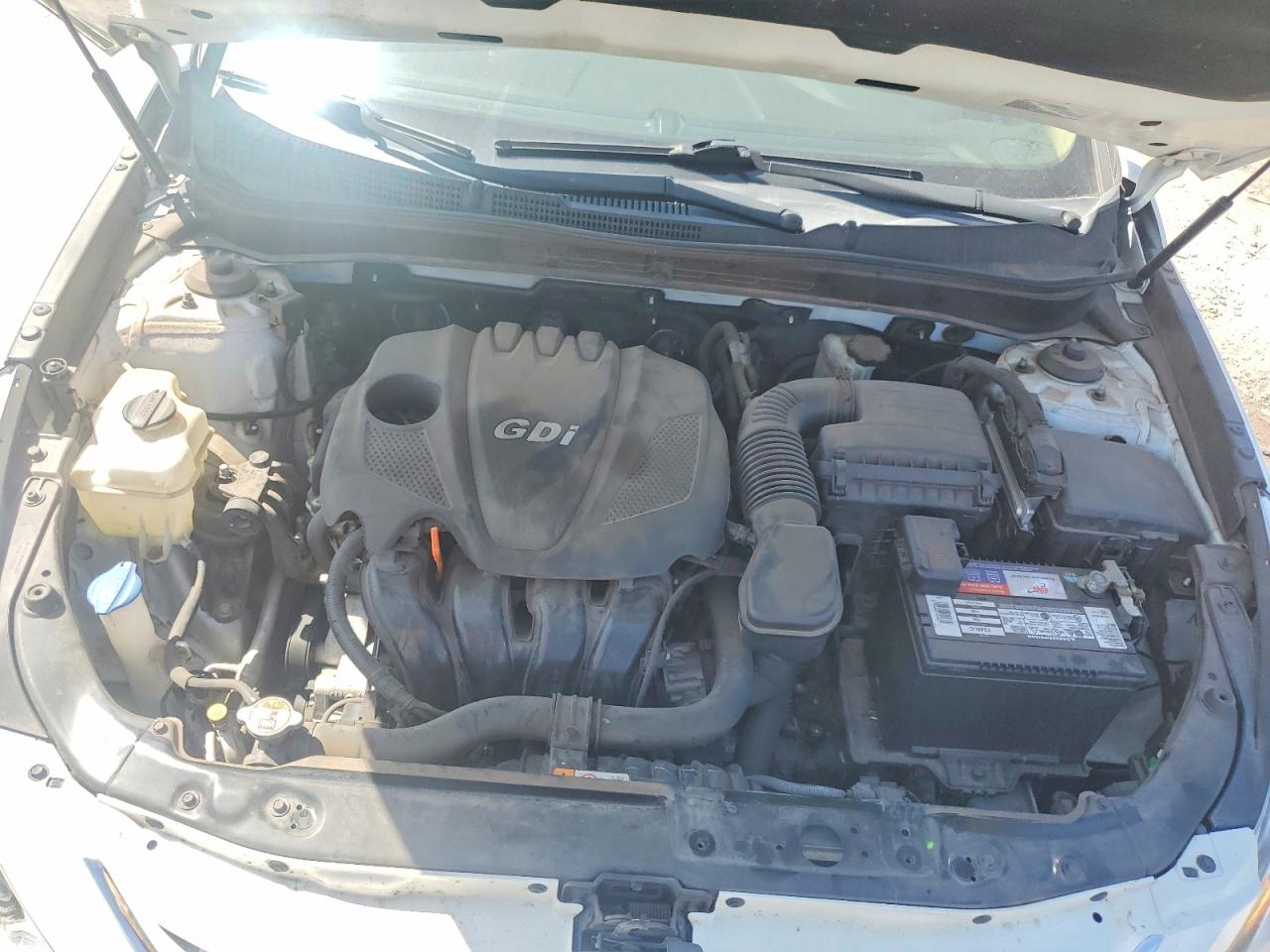 2013 Hyundai Sonata Gls White vin: 5NPEB4AC9DH732880