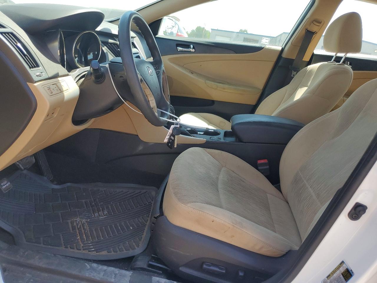 2013 Hyundai Sonata Gls White vin: 5NPEB4AC9DH732880