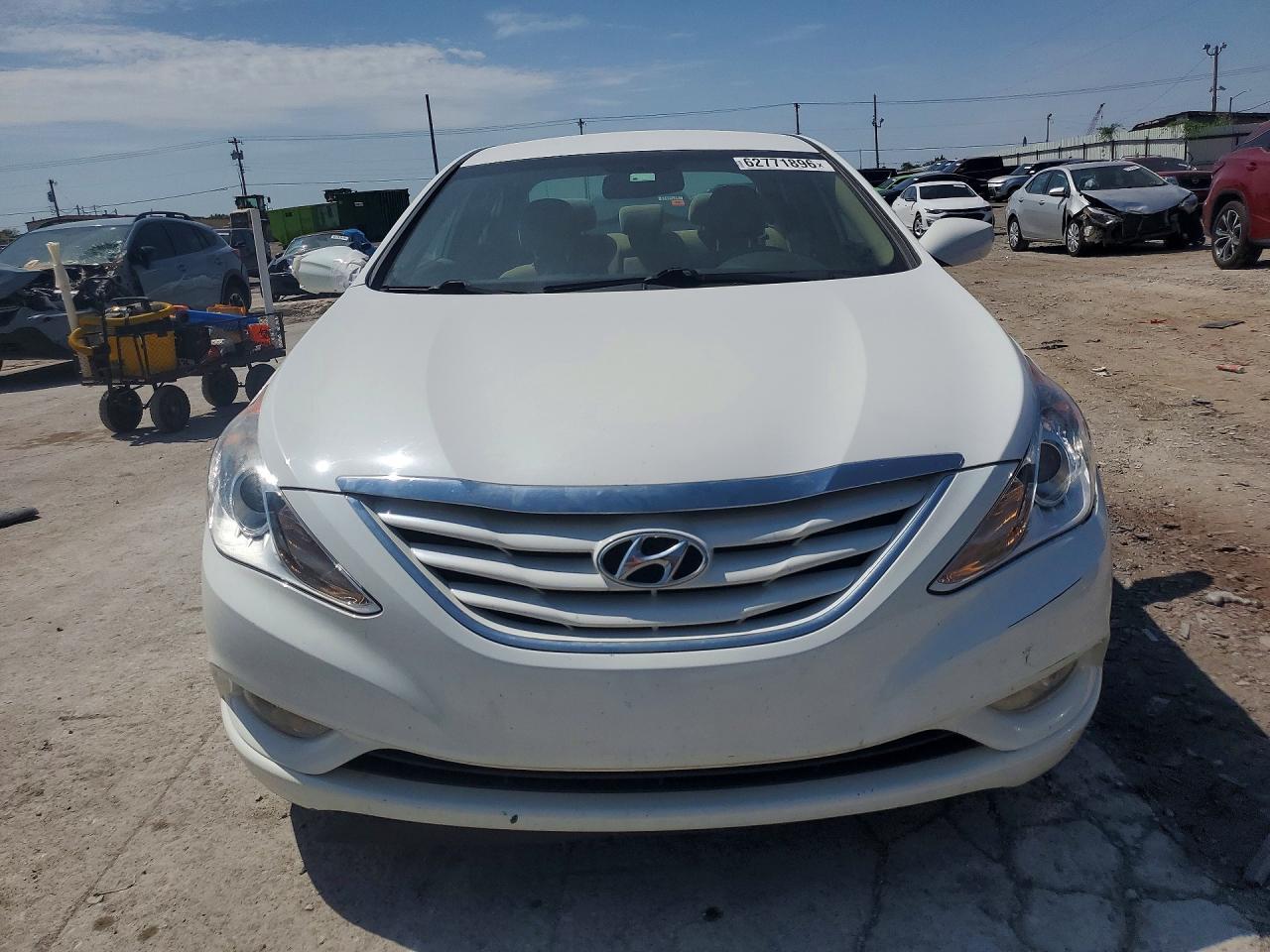 2013 Hyundai Sonata Gls White vin: 5NPEB4AC9DH732880
