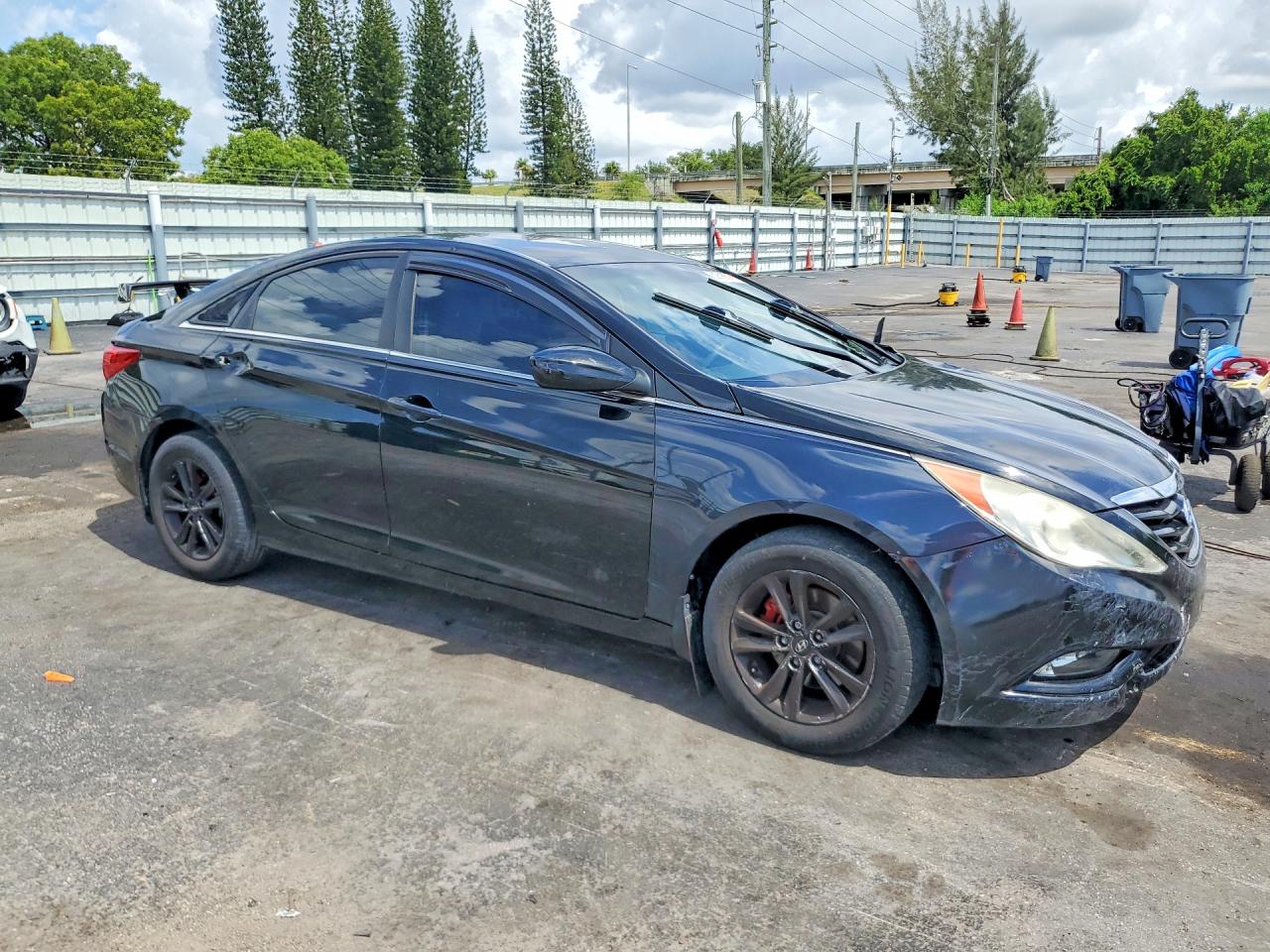 2013 Hyundai Sonata Gls Black vin: 5NPEB4AC9DH735472