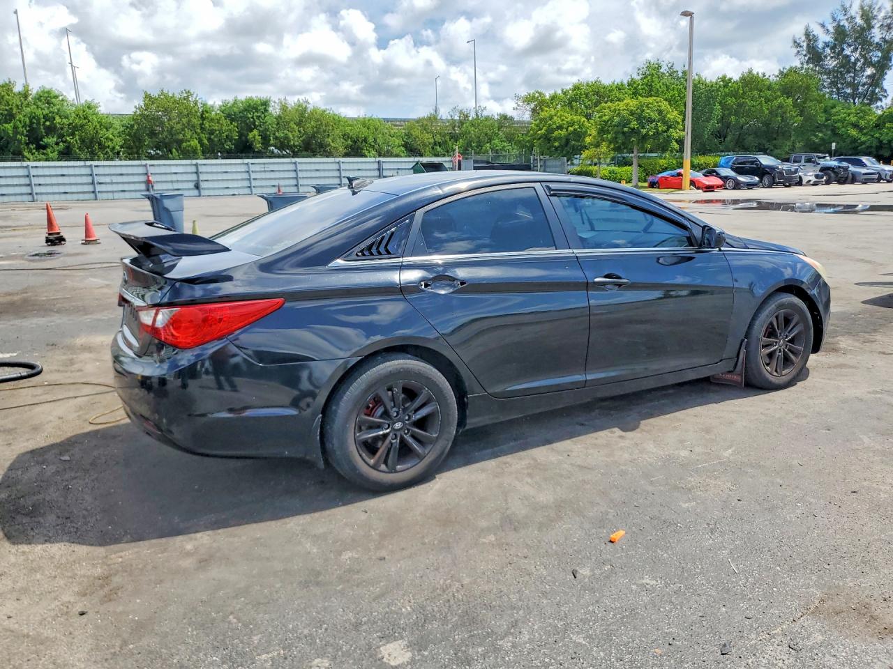 2013 Hyundai Sonata Gls Black vin: 5NPEB4AC9DH735472