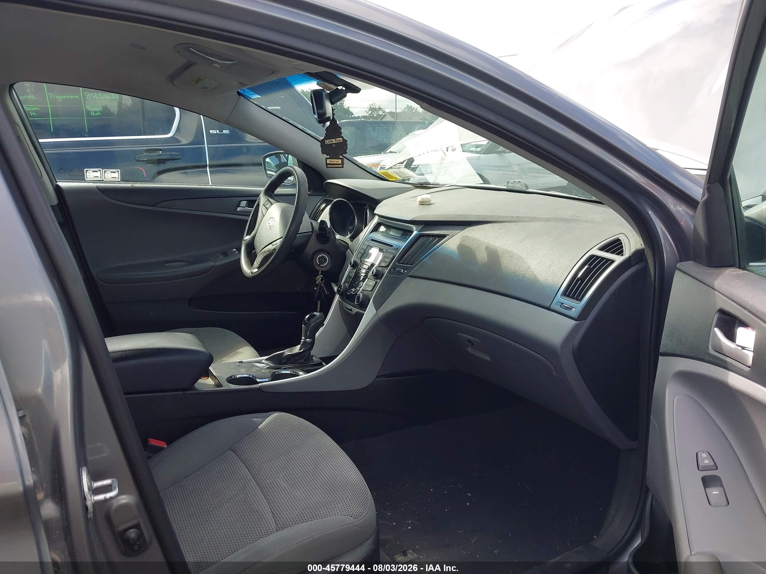 2013 Hyundai Sonata Gls Серый vin: 5NPEB4AC9DH735956