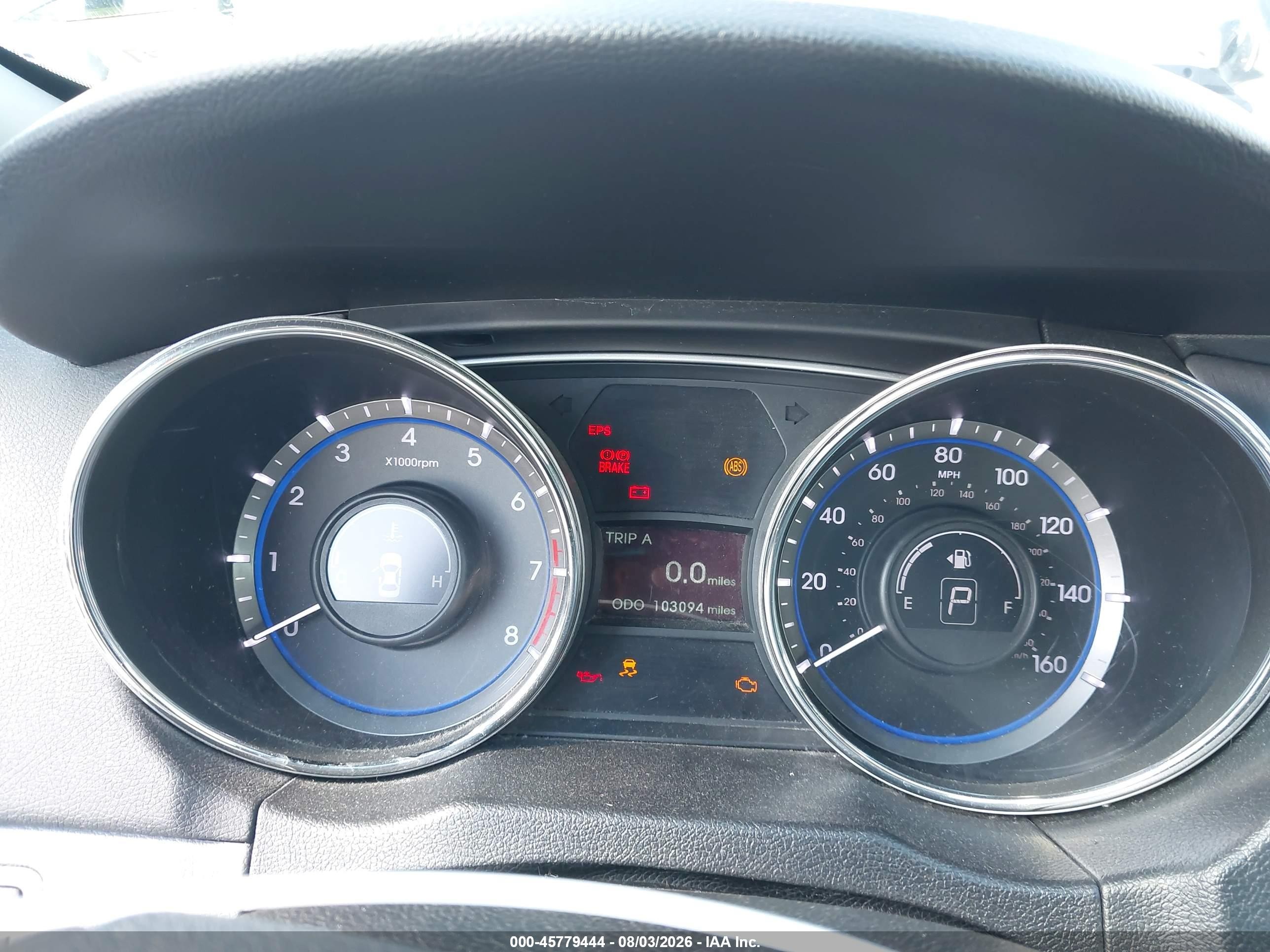 2013 Hyundai Sonata Gls Серый vin: 5NPEB4AC9DH735956