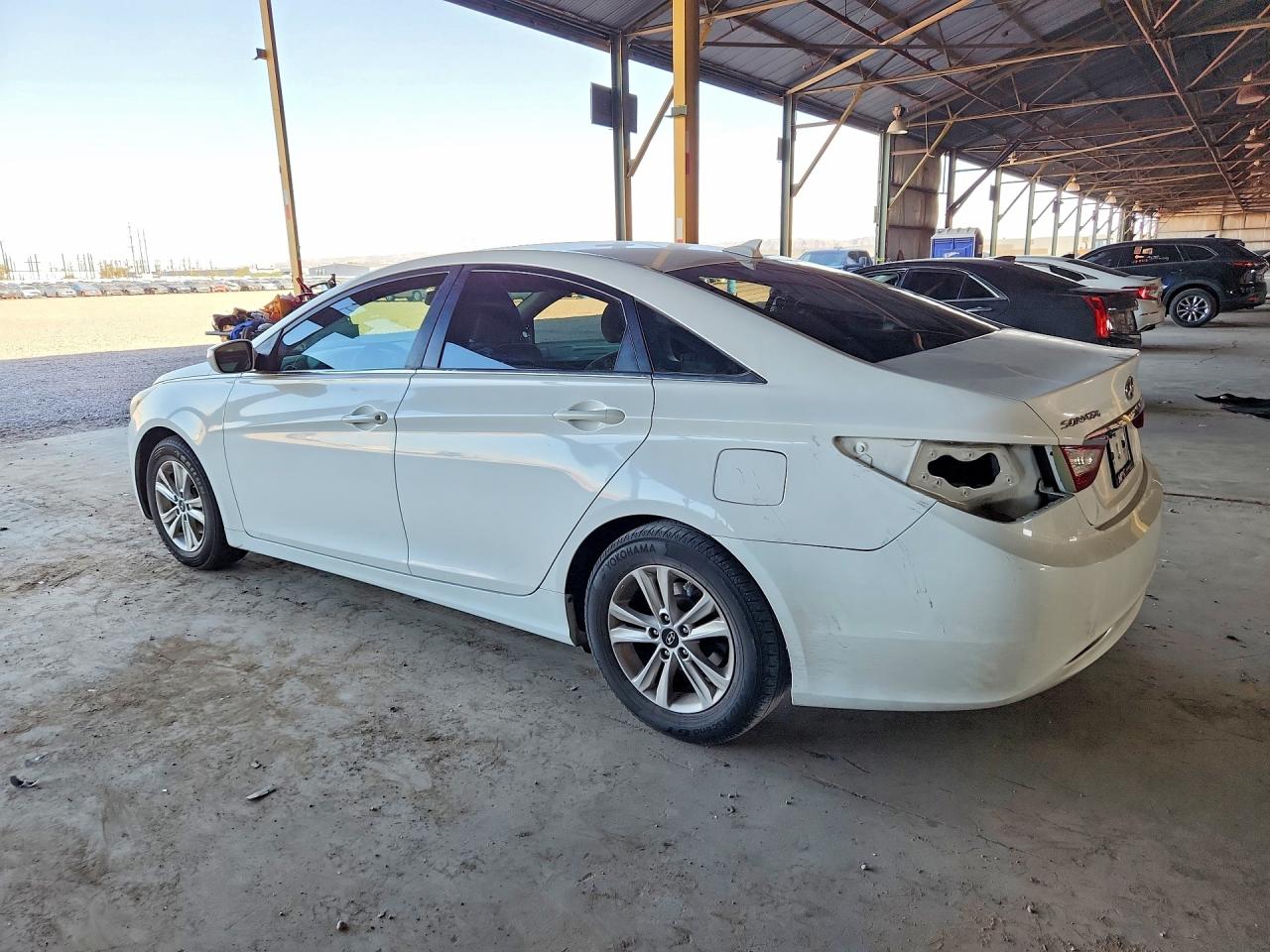 2013 Hyundai Sonata Gls White vin: 5NPEB4AC9DH737044