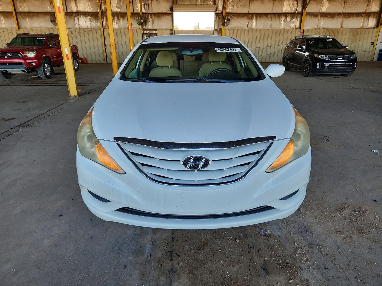 2013 Hyundai Sonata Gls White vin: 5NPEB4AC9DH737044