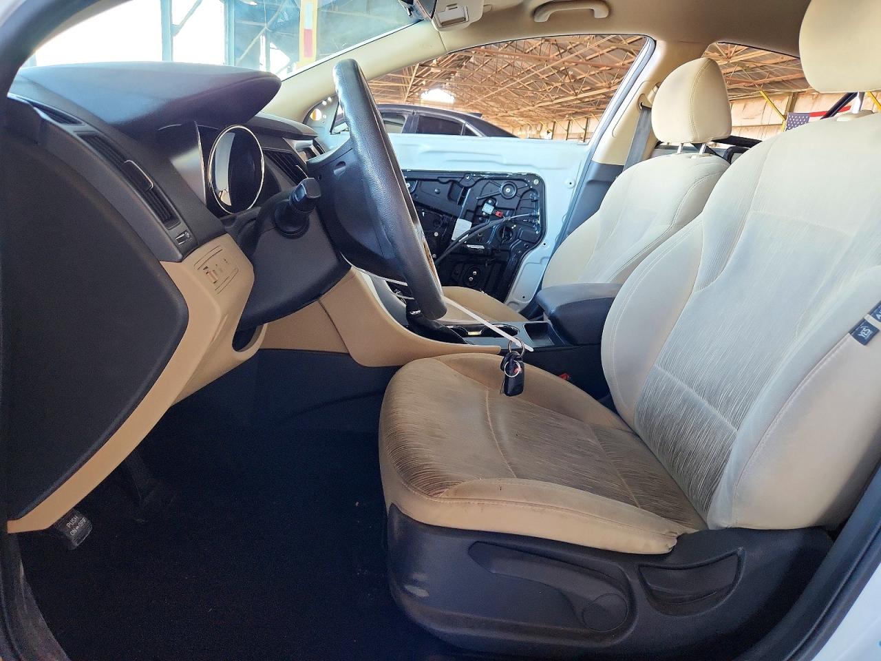 2013 Hyundai Sonata Gls White vin: 5NPEB4AC9DH737044