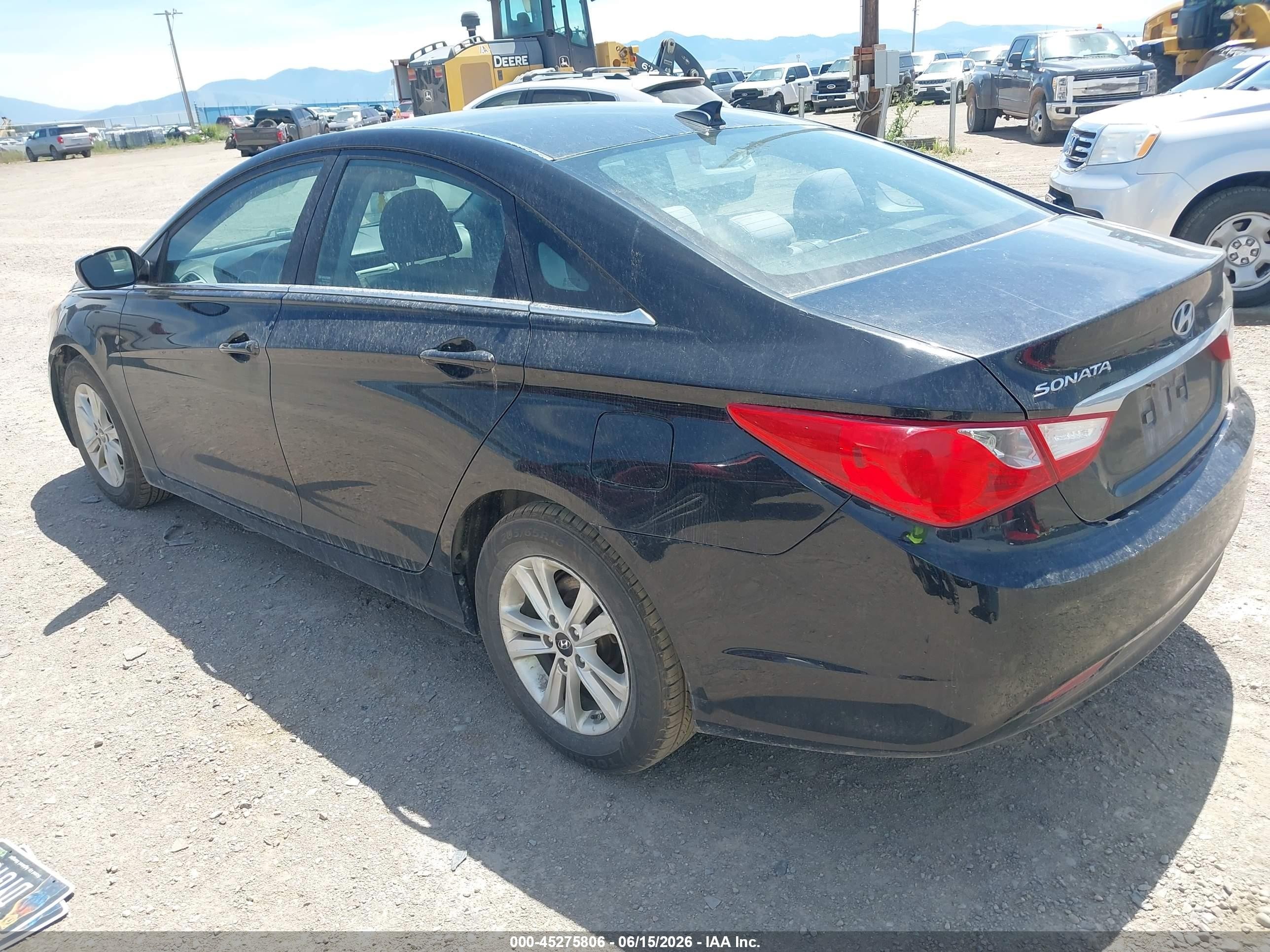 2013 Hyundai Sonata Gls Black vin: 5NPEB4AC9DH741448