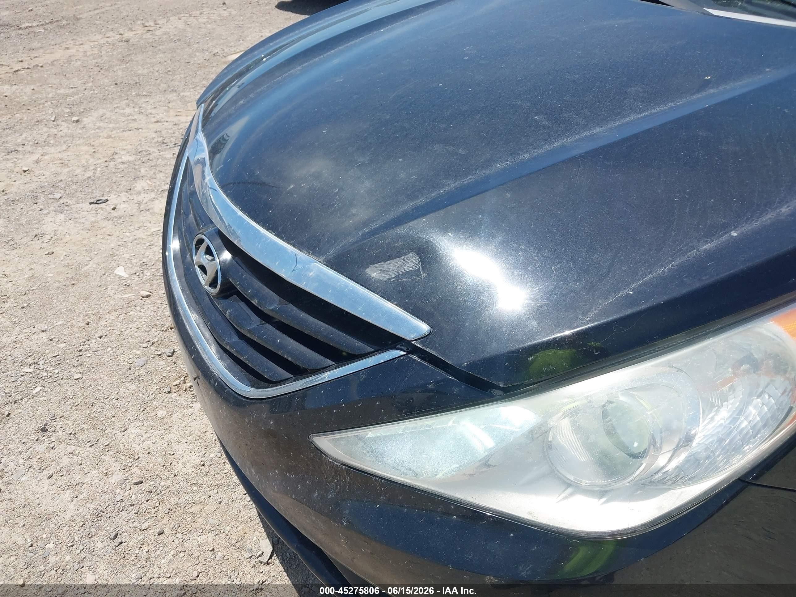 2013 Hyundai Sonata Gls Black vin: 5NPEB4AC9DH741448