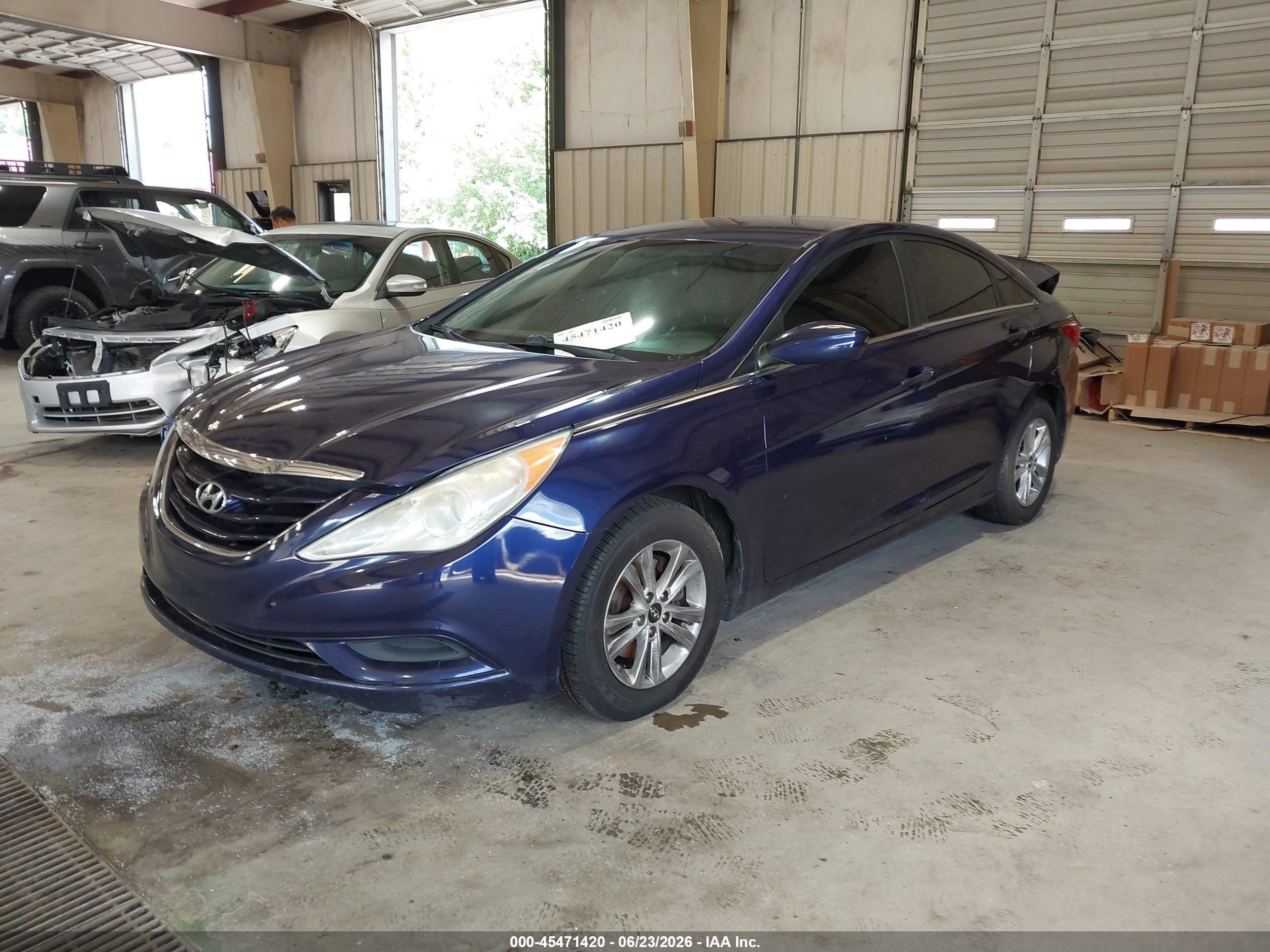 2013 Hyundai Sonata Gls Dark Blue vin: 5NPEB4AC9DH743281