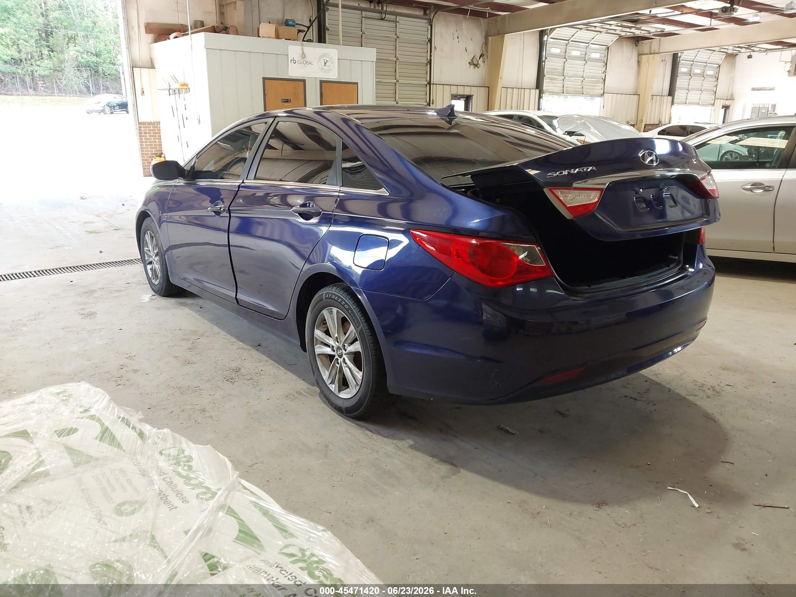 2013 Hyundai Sonata Gls Dark Blue vin: 5NPEB4AC9DH743281