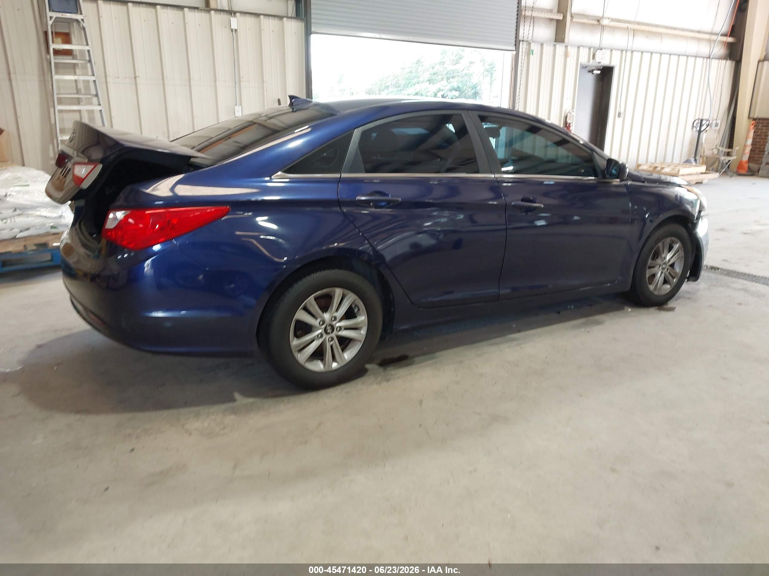 2013 Hyundai Sonata Gls Dark Blue vin: 5NPEB4AC9DH743281