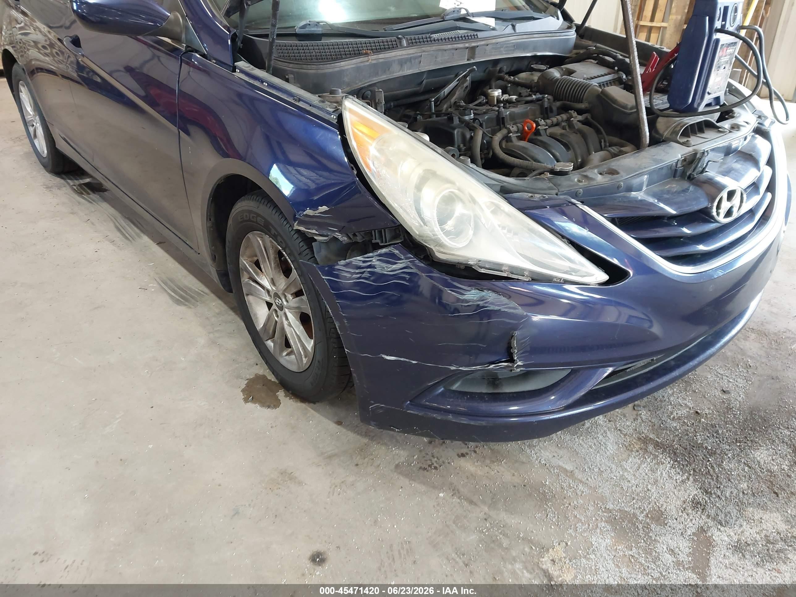 2013 Hyundai Sonata Gls Dark Blue vin: 5NPEB4AC9DH743281