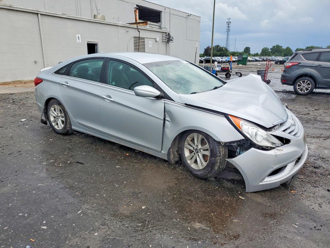 2013 Hyundai Sonata Gls Silver vin: 5NPEB4AC9DH743426