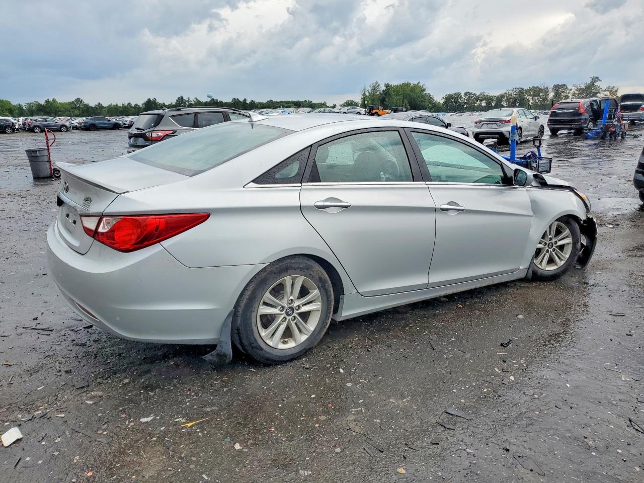 2013 Hyundai Sonata Gls Silver vin: 5NPEB4AC9DH743426