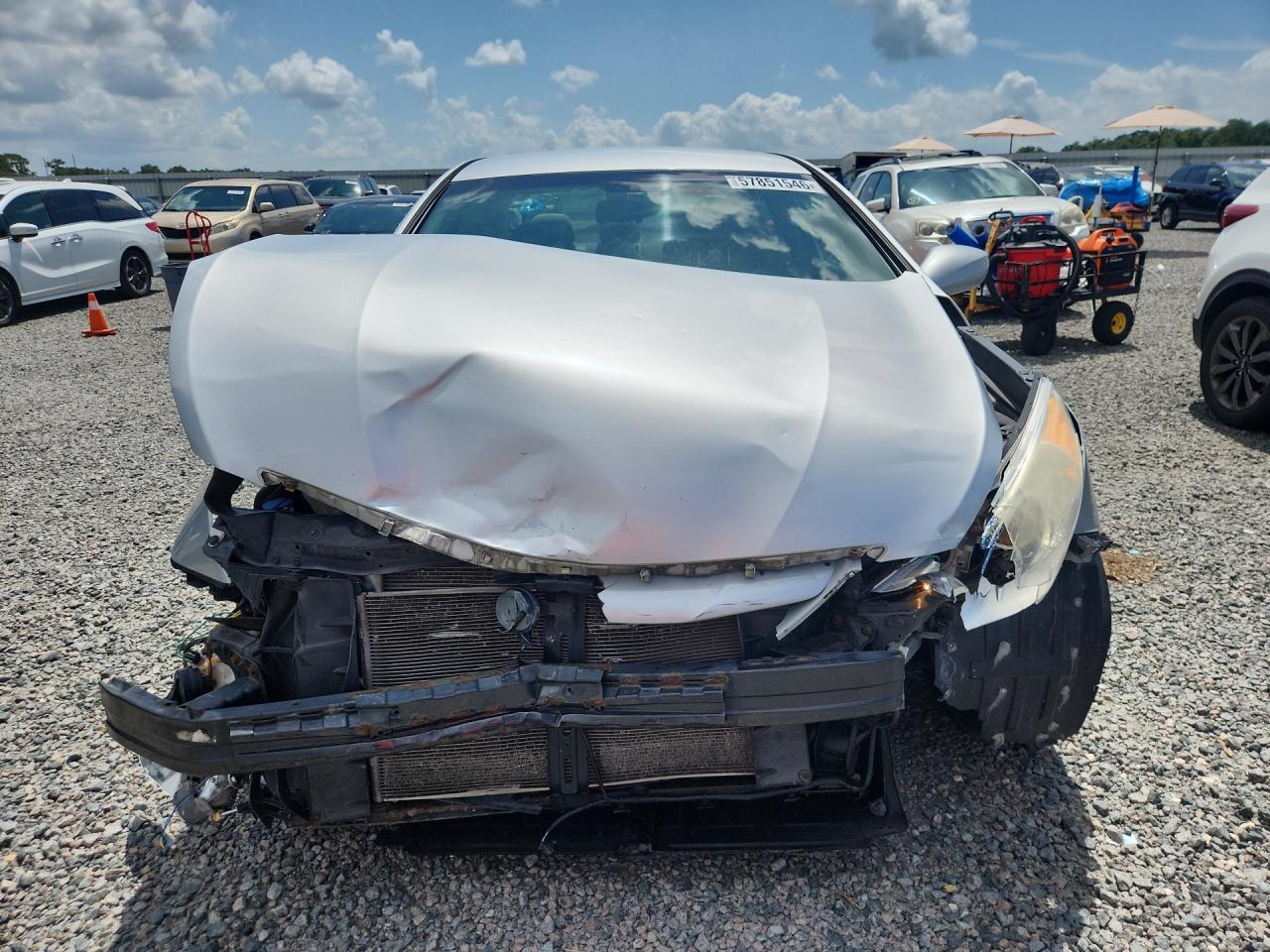 2013 Hyundai Sonata Gls Silver vin: 5NPEB4AC9DH751476