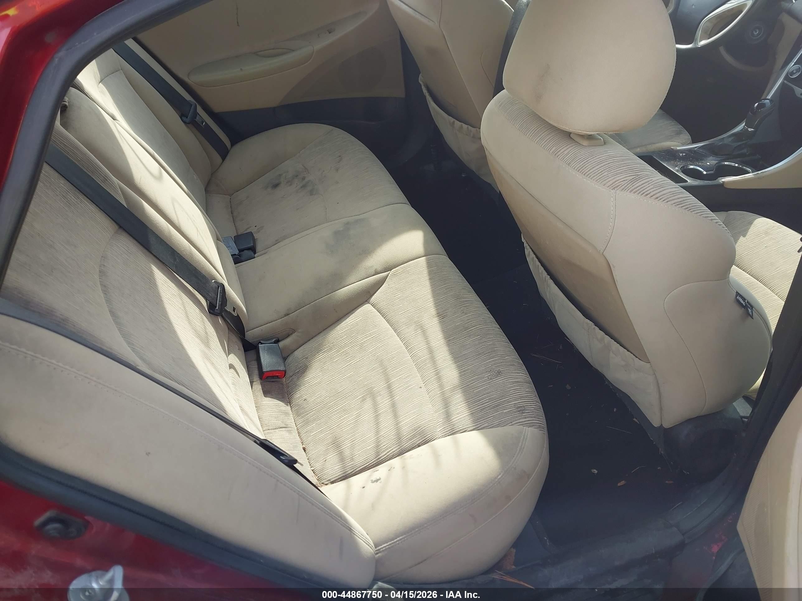 2013 Hyundai Sonata Gls Red vin: 5NPEB4AC9DH753759