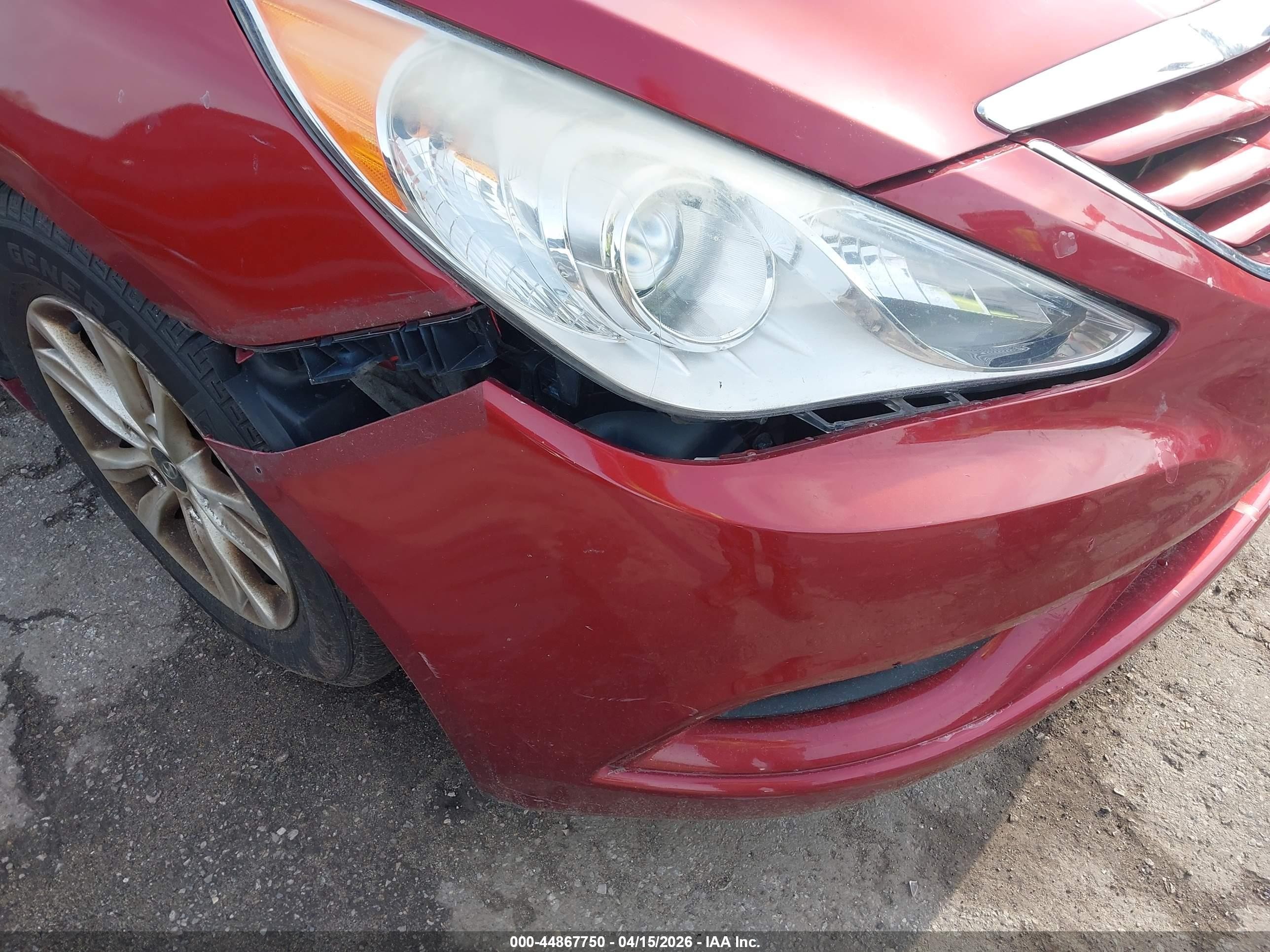 2013 Hyundai Sonata Gls Red vin: 5NPEB4AC9DH753759